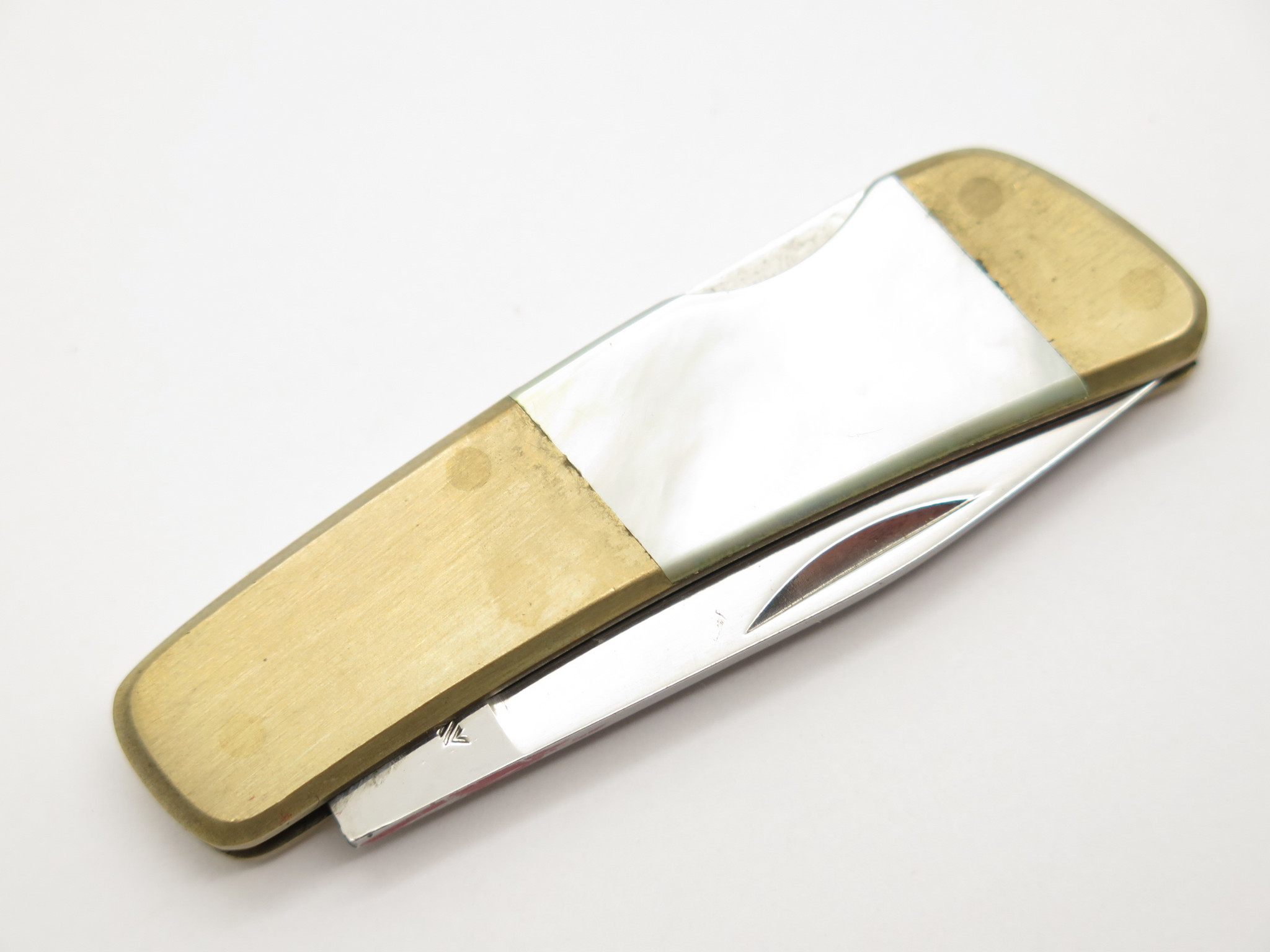 Vtg Kershaw Kai 5300 Seki Japan Gentleman NS Pearl Folding