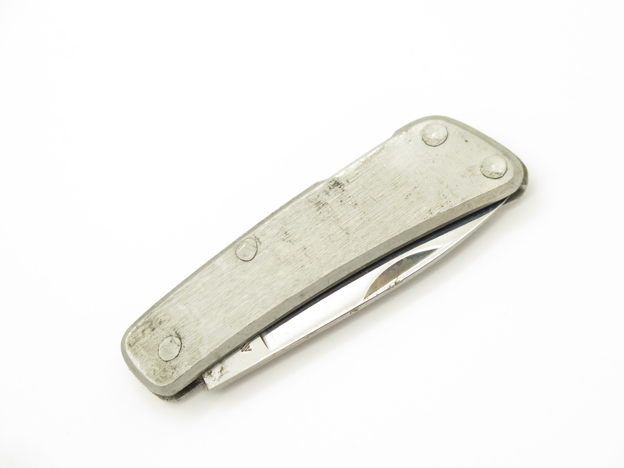 Vtg Kershaw Kai 5300 Seki Japan Small Stainless Folding Lockback