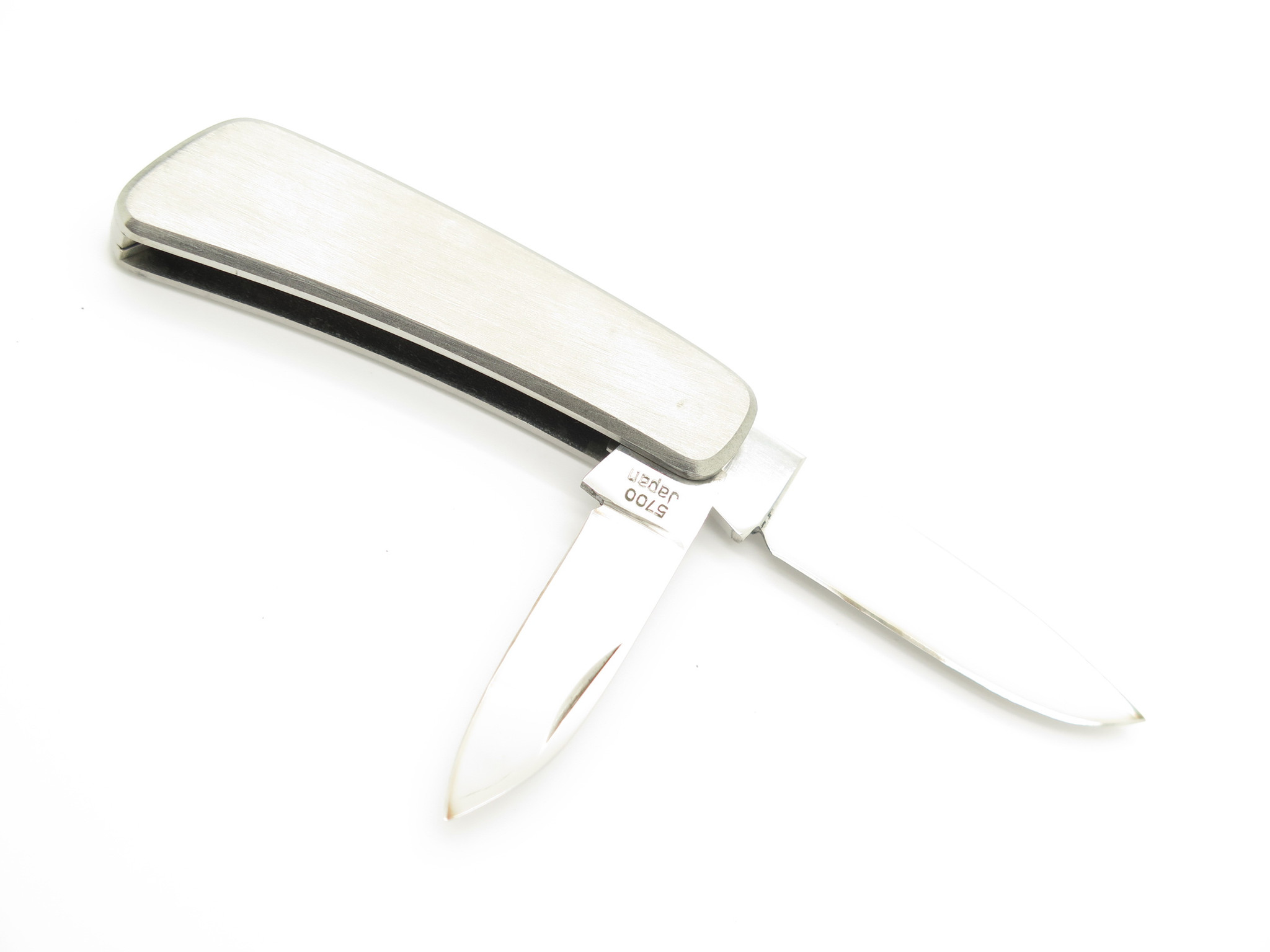 Vtg Kershaw Kai 5700 Seki Japan Gentleman Stainless 2 Blade