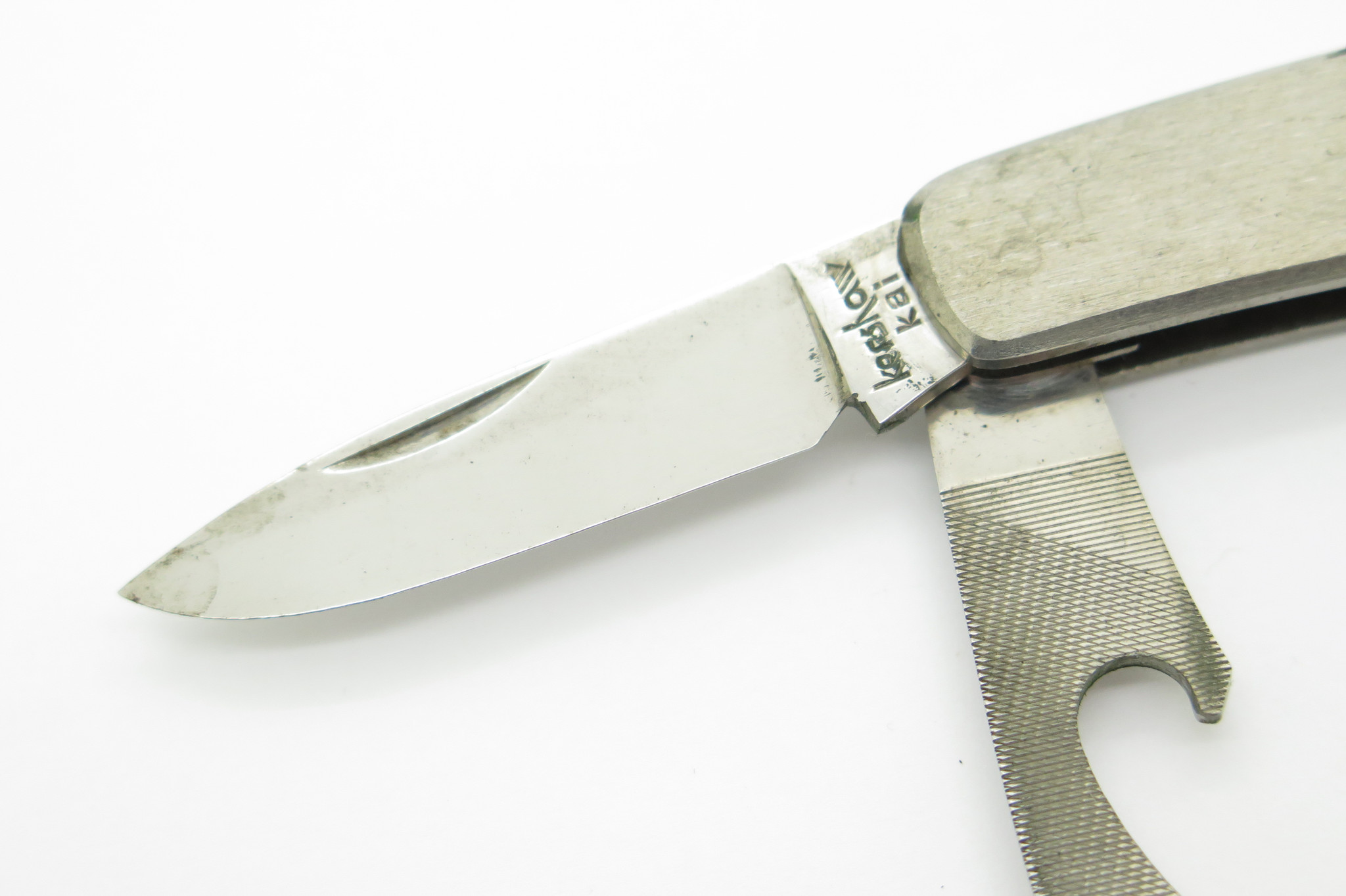 Vtg Kershaw Kai 5800 Seki Japan Bottle Opener Folding Pocket Knife