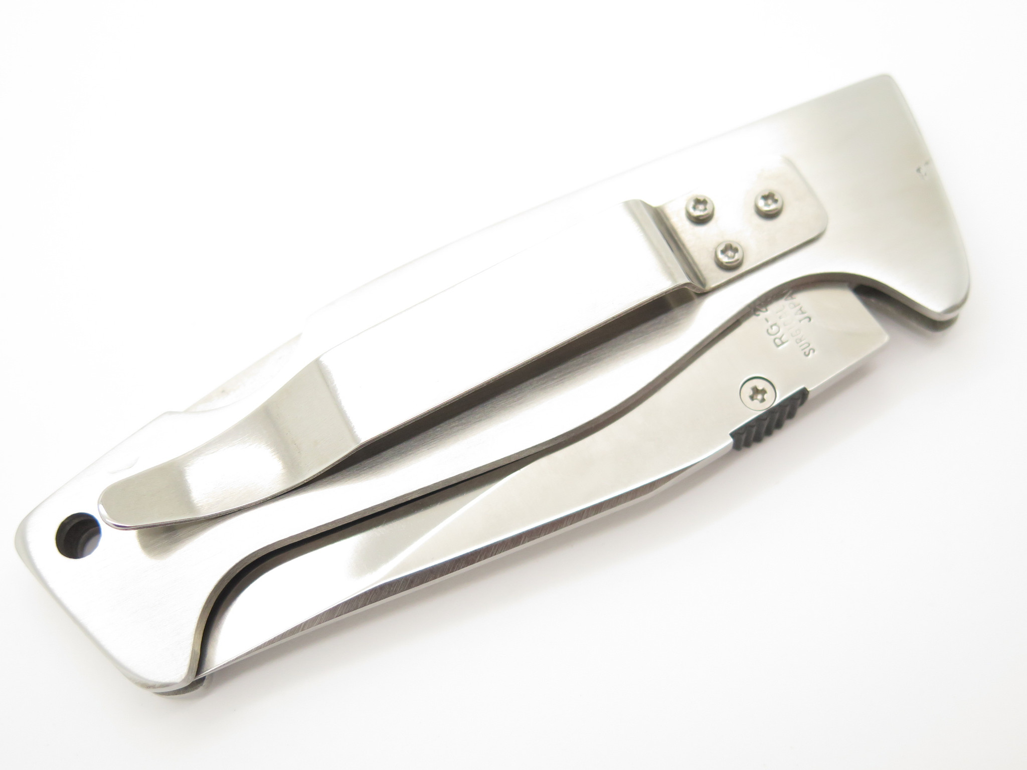 Vtg Rigid RG-23 Seki Japan Straight Stainless Folding Lockback