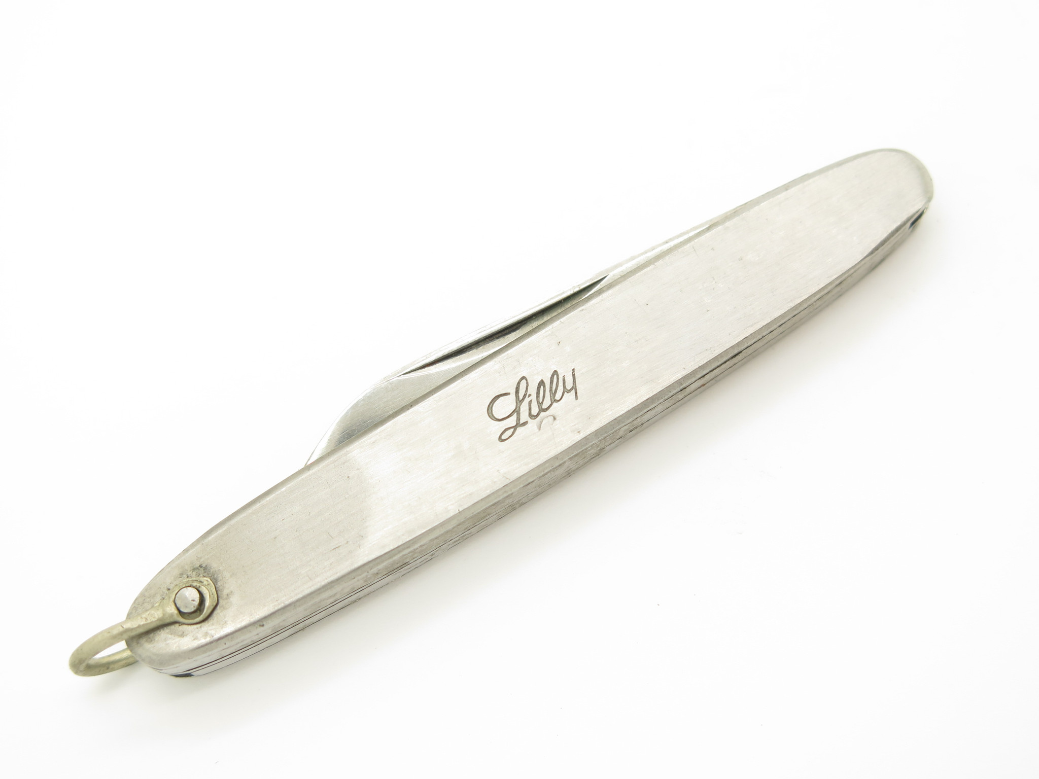 Vintage Lilly Rod of Asclepius Seki Japan 3 Blade Stainless