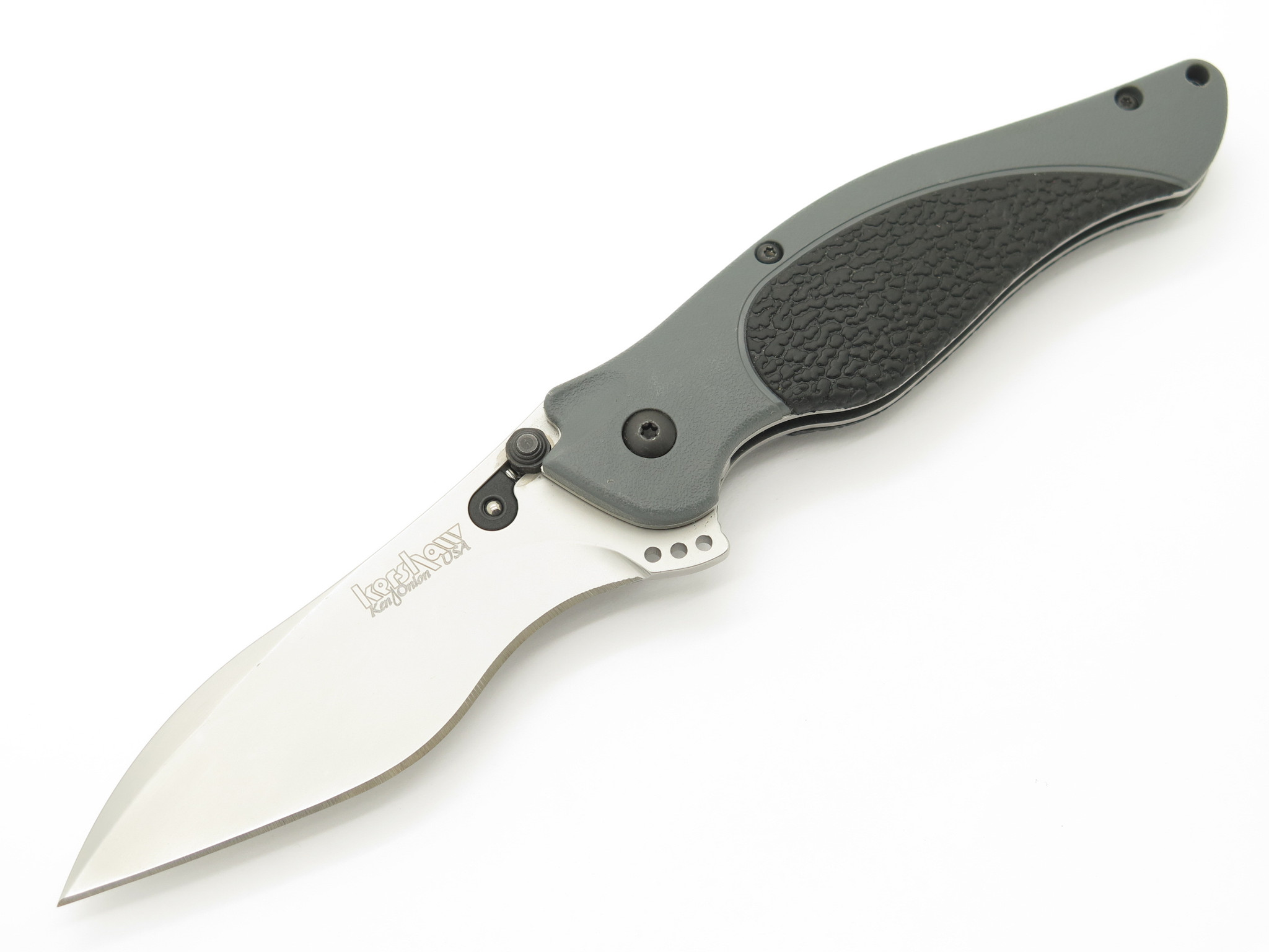 2006 Kershaw USA Spec Bump 1595 Gray/Black Ken Onion Folding