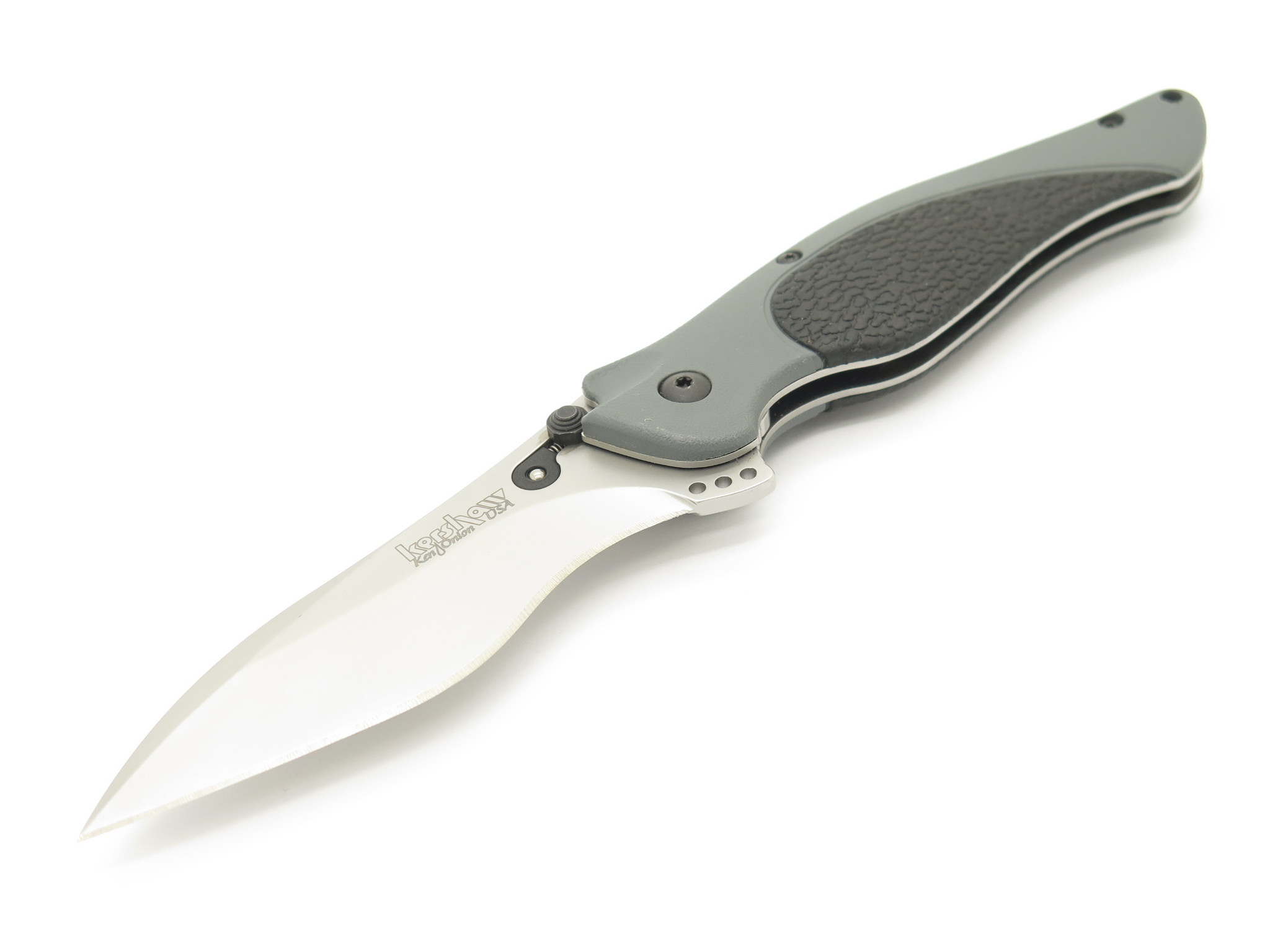 2006 Kershaw USA Spec Bump 1595 Gray/Black Ken Onion Folding