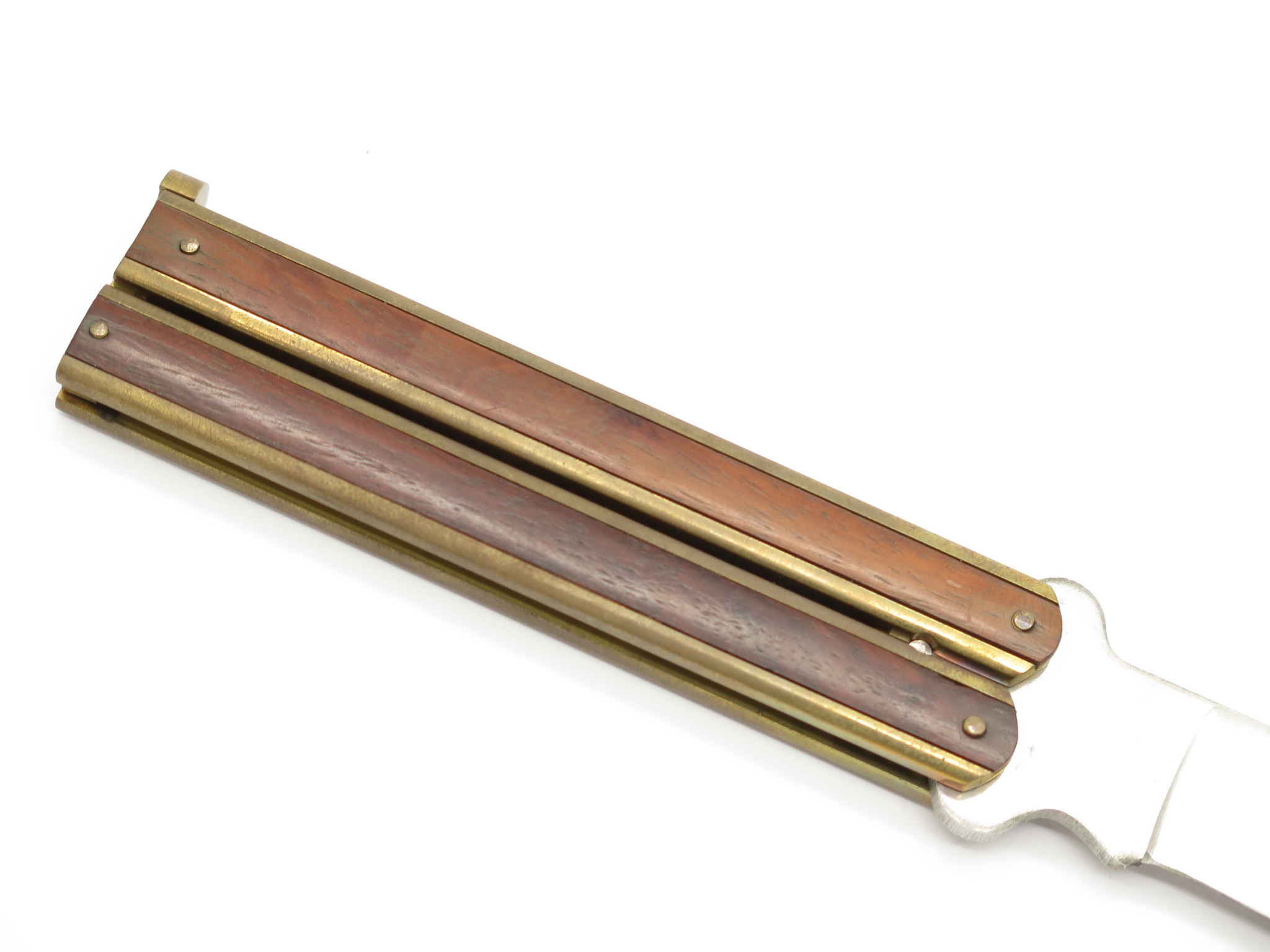 Vintage Taylor Seto Golden Dragon Folder Seki Japan Wood Brass