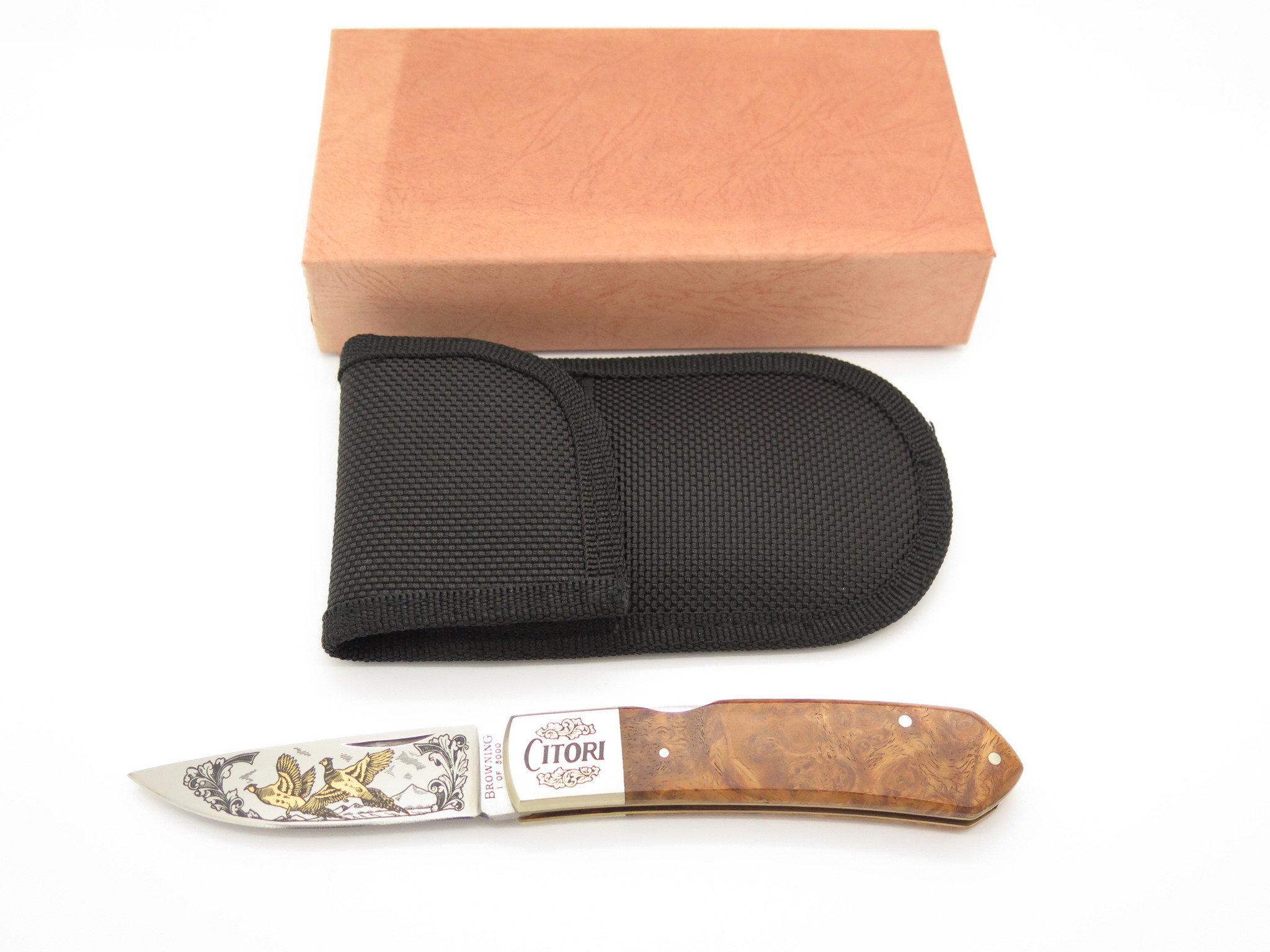 Vtg Browning Citori VI Seki Japan Limited Edition Folding Lockback