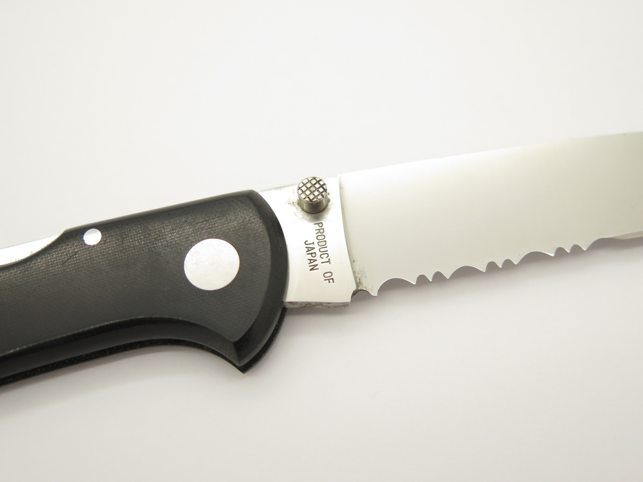 Vintage Al Mar Seki Japan Eagle Ultralight Micarta AUS-8 Folding