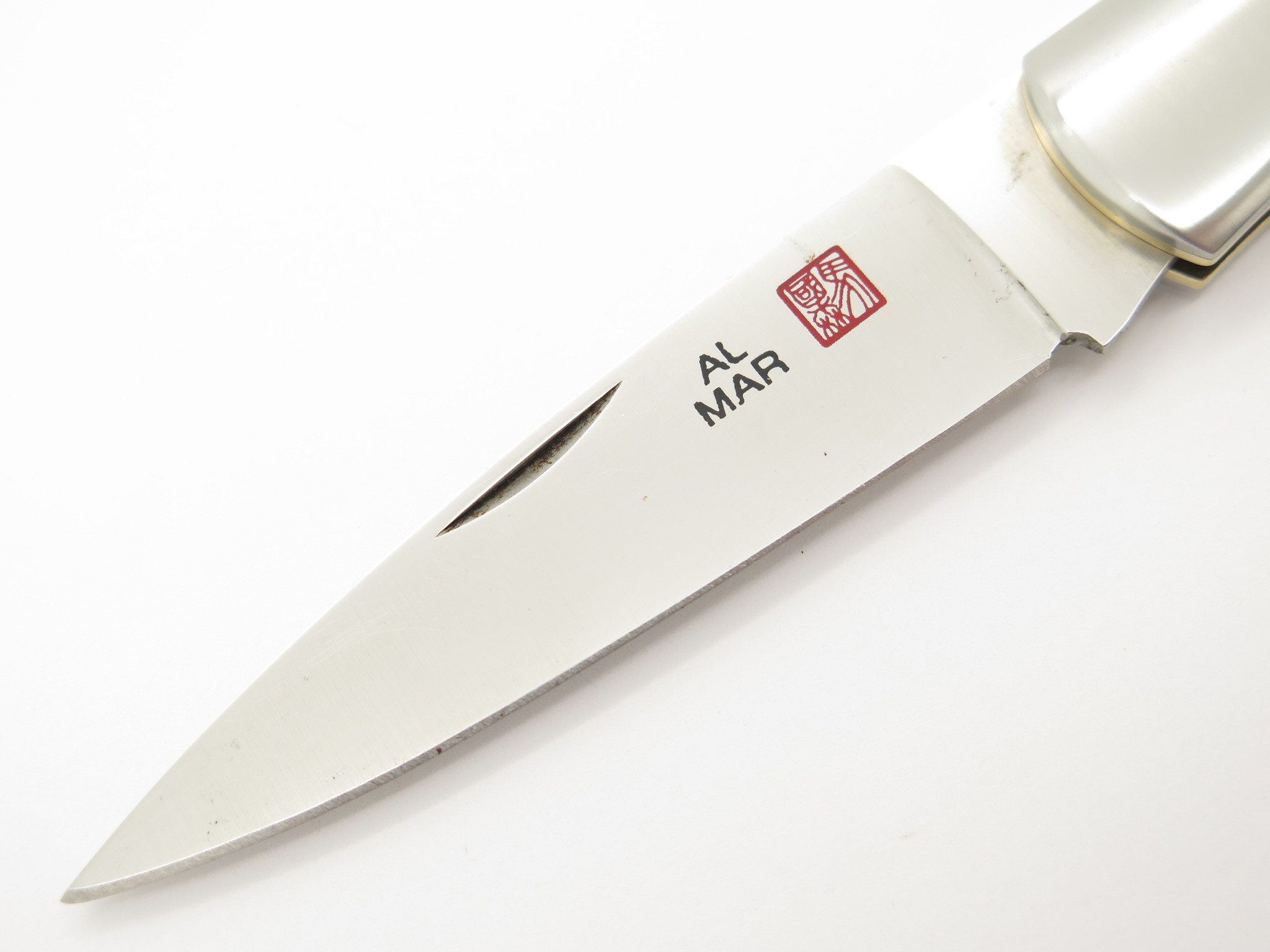 Vintage Al Mar Seki Japan Falcon Cocobolo AUS-8 Folding Lockback