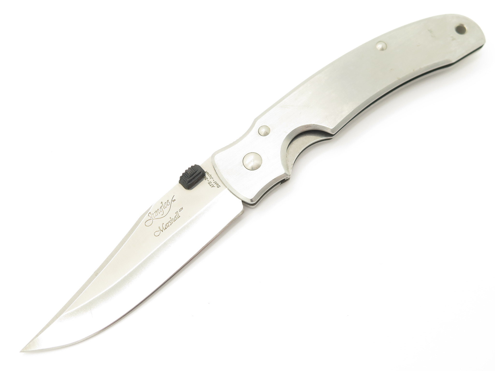 Vtg Junglee Marshall Seki Japan ATS-34 Linerlock Stainless Folding