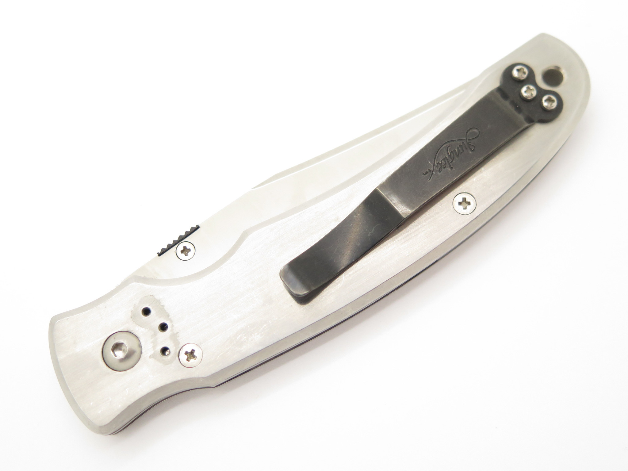 Vtg Junglee Marshall Seki Japan ATS-34 Linerlock Stainless Folding