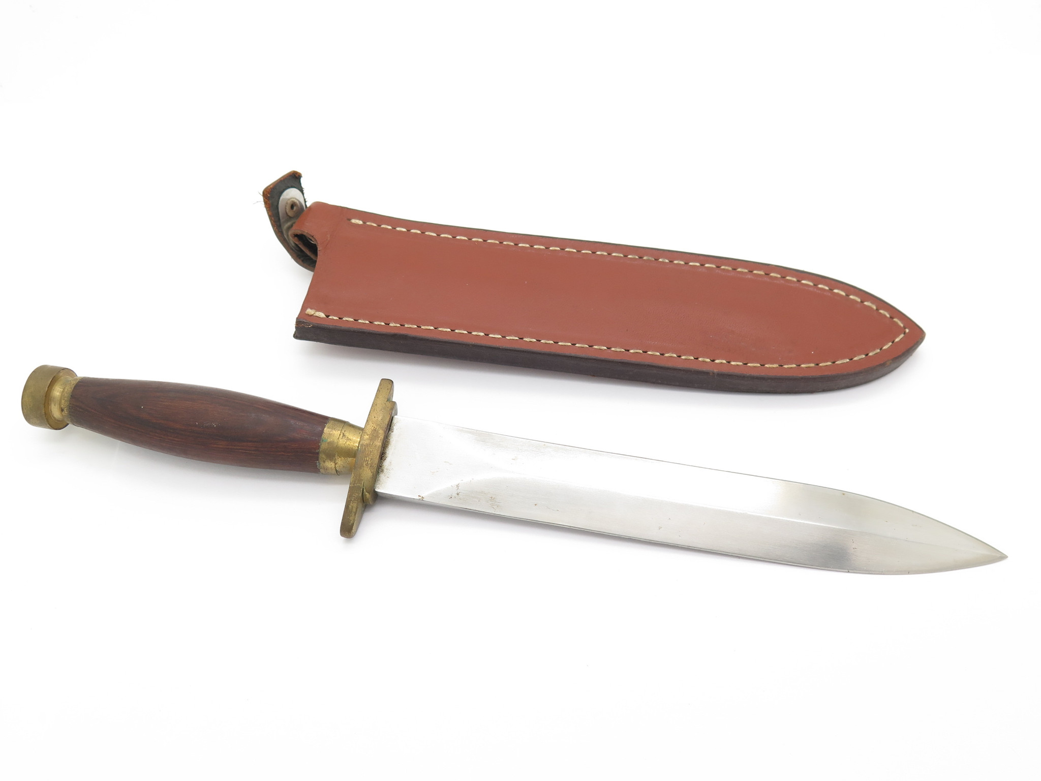 Tj Seki ② Vintage Tak Fukuta Prototype Seki Japan Fixed Blade Dagger Knife