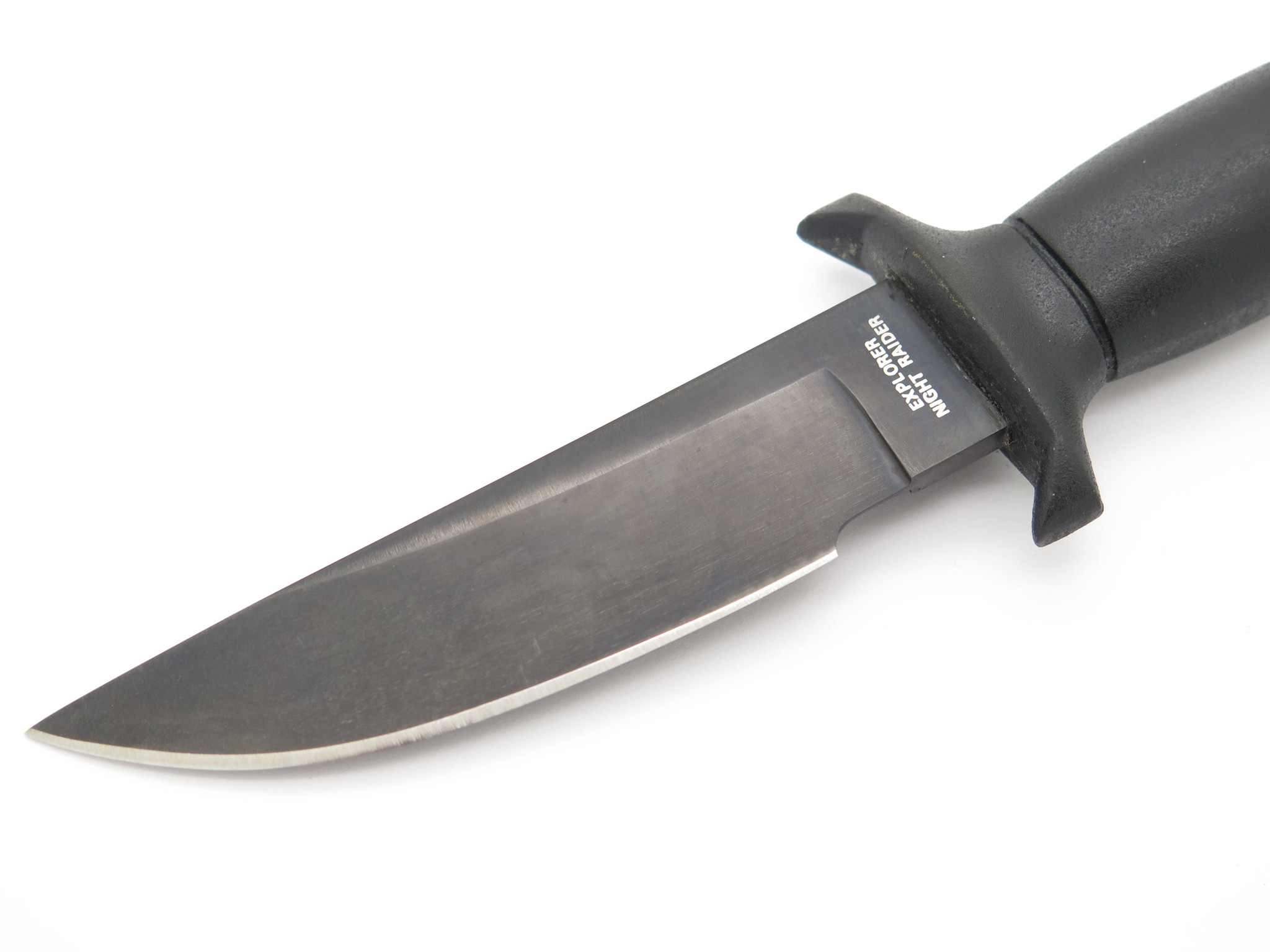 Vtg 1980s Explorer Seki Japan Black Night Raider Fixed Blade