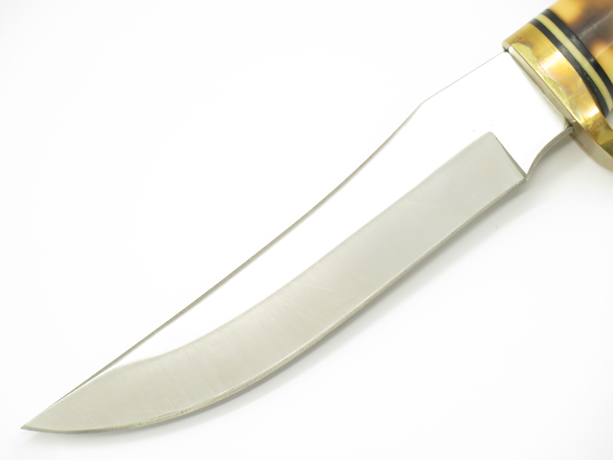 Vtg Schrade Uncle Henry 153UH USA Golden Spike Fixed 5