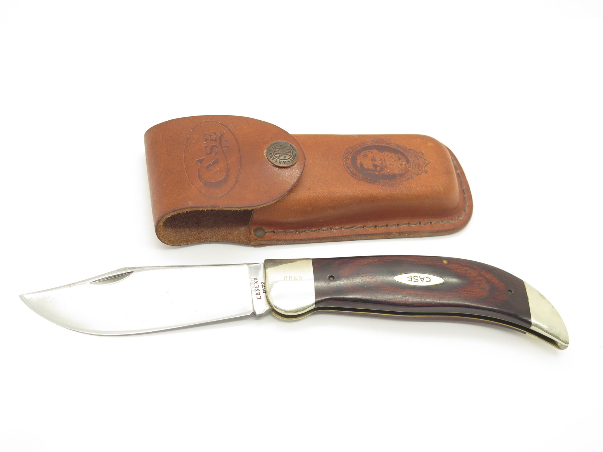 Vtg 9 Dot 1981 Case XX P172 Buffalo Boss Folding Hunter Clasp