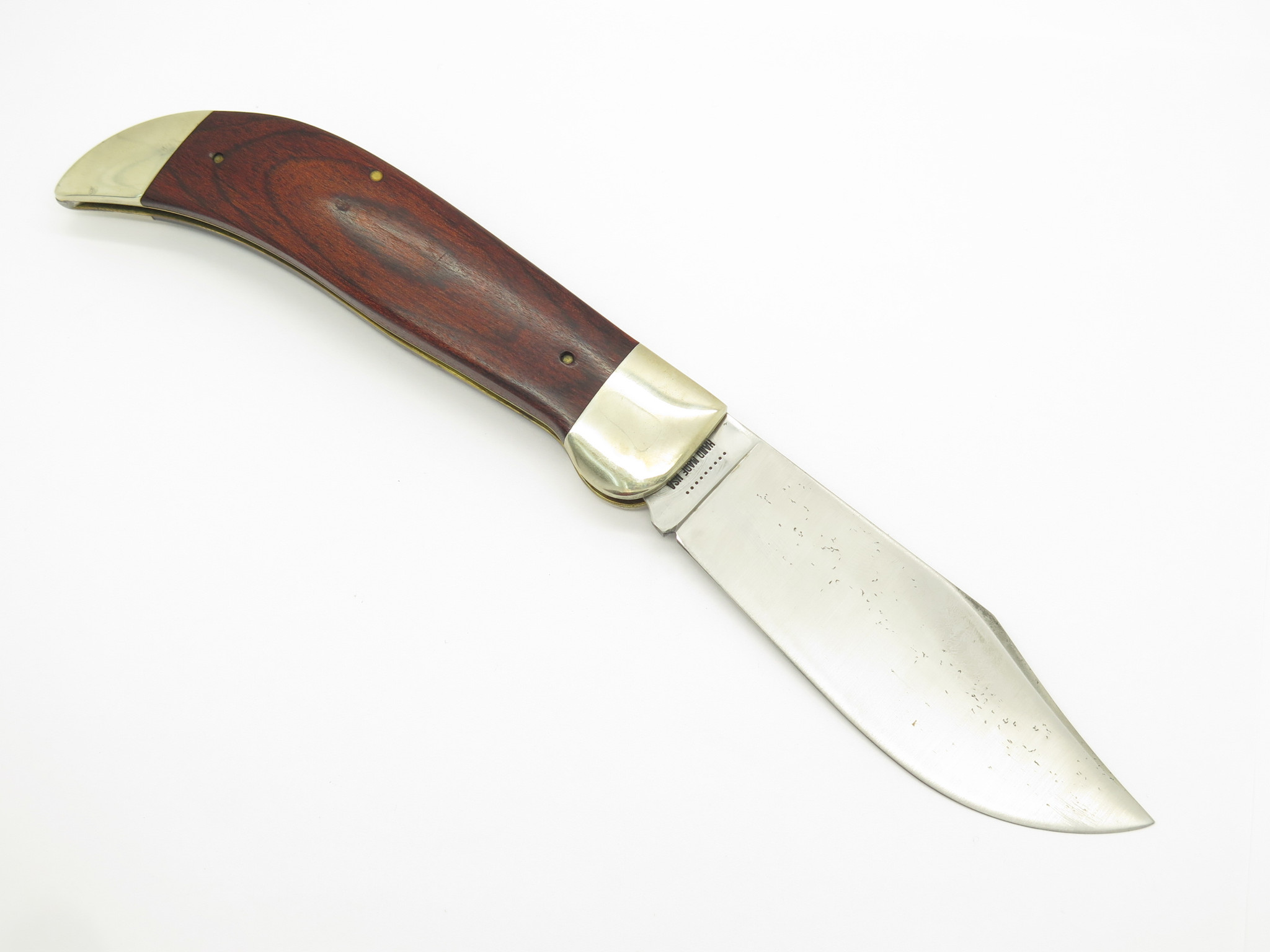 Vtg 9 Dot 1981 Case XX P172 Buffalo Boss Folding Hunter Clasp