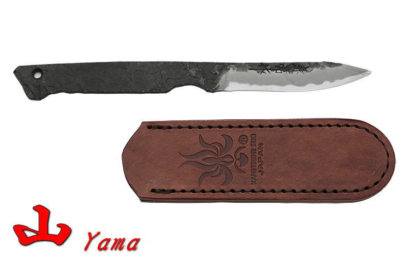 Kanetsune Seki Japan KB-423 Yama White Steel 80mm Fixed Hunting