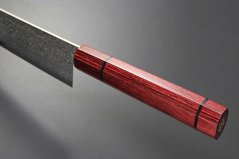 Kanetsune Seki Japan KC-823 Minamo-Kaze Santoku Damascus 210mm