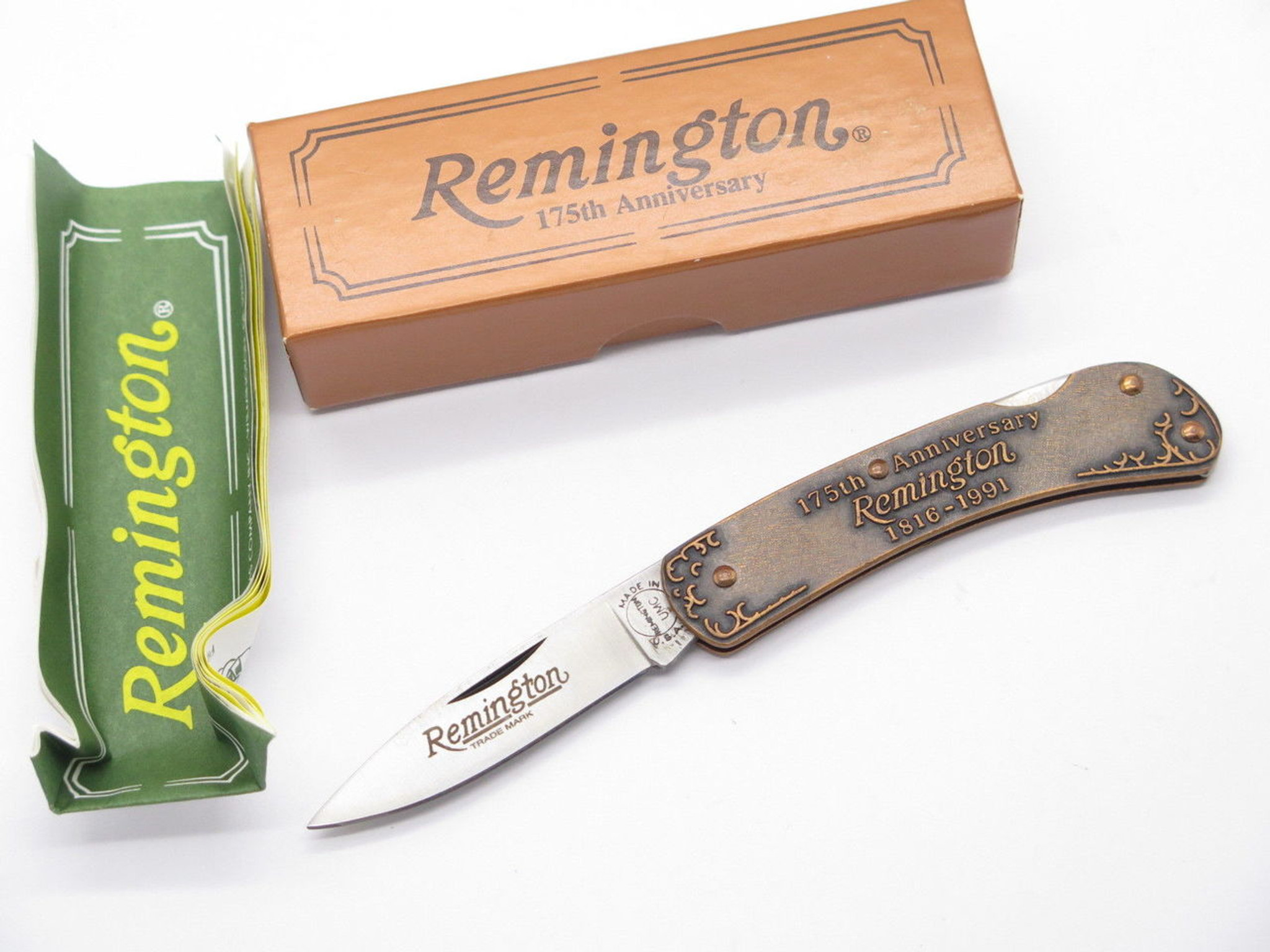 Remington UMC USA R5 175th Anniversary 870 Folding Pocket Knife