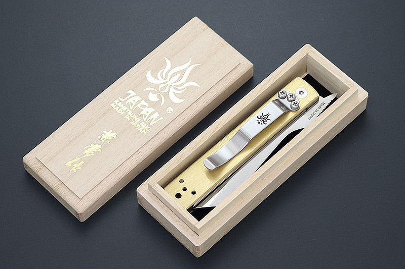 Kanetsune Seki Japan KB-561 Tanzaku-Tou Higonokami AUS-8 Blade