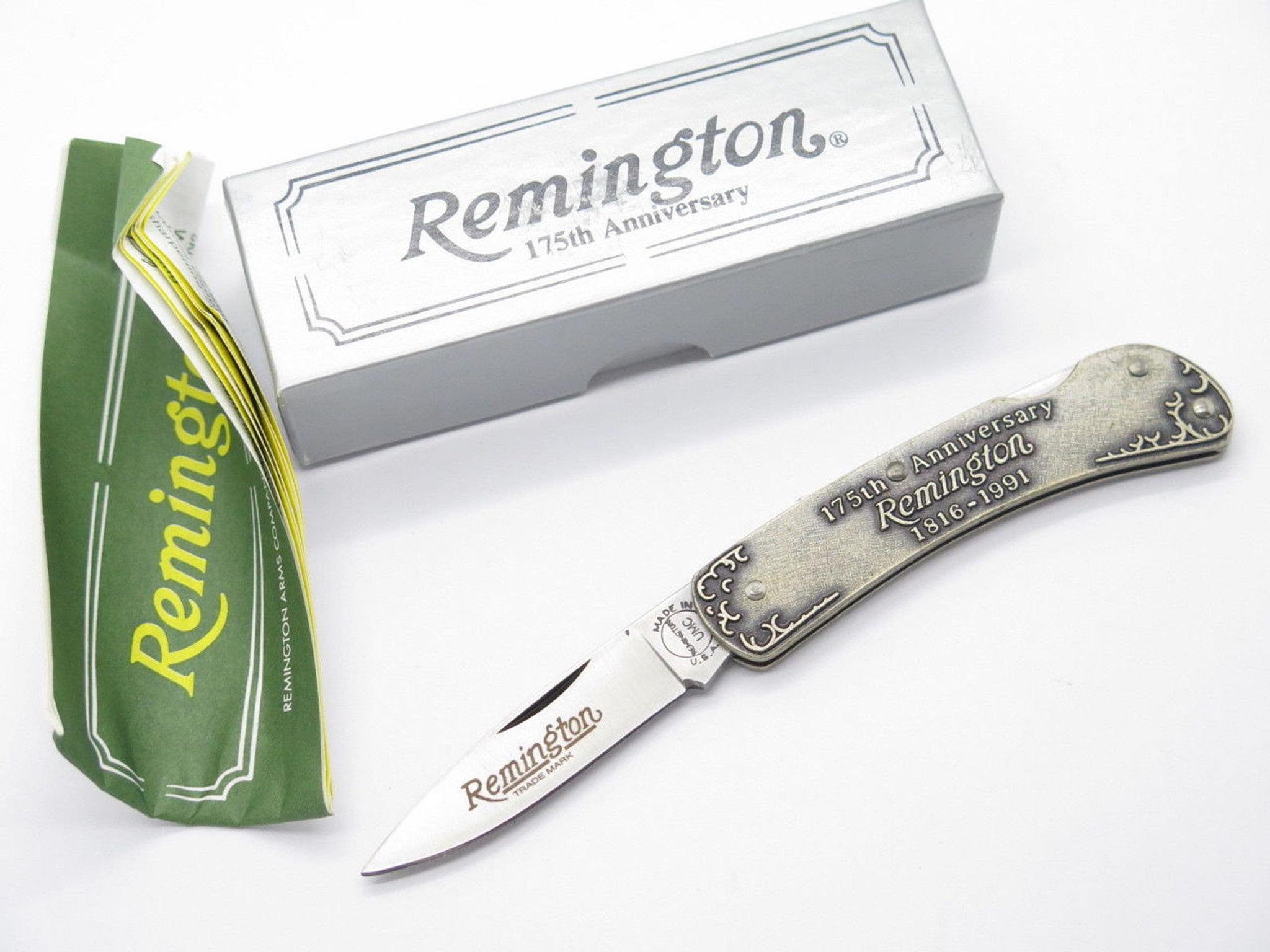 Remington UMC USA R5 175th Anniversary 700 Folding Pocket Knife ...