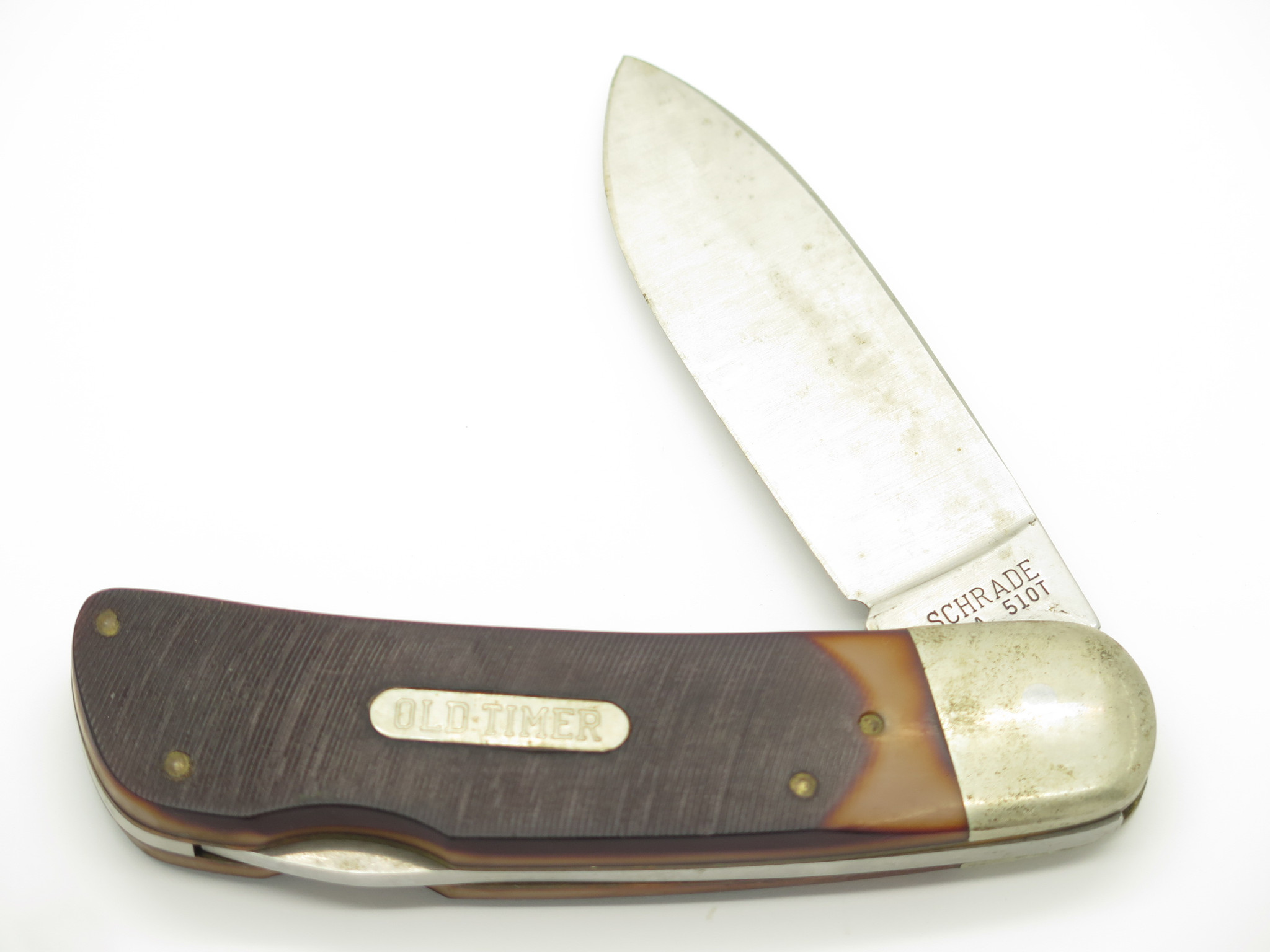 Vintage Schrade USA 510T Old Timer Folding Hunter Lockback Knife