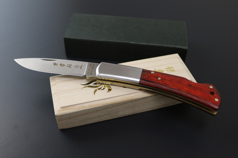 Kanetsune Seki Japan Kaico-Tou KB-509 AUS-8 70mm Folding Hunter