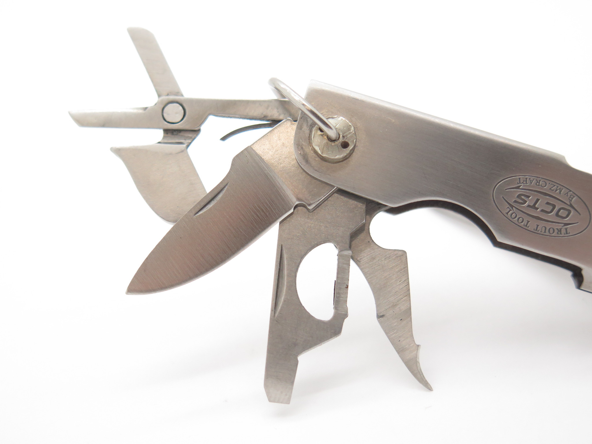 Vtg Seki Japan Trout Multi Tool Fisherman Fly Fishing Folding Line