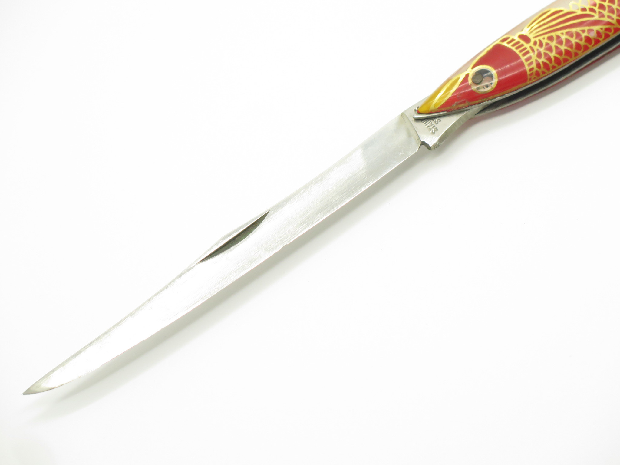 Vintage 1950s Yasuo Imai Seki Japan Red Fish 5