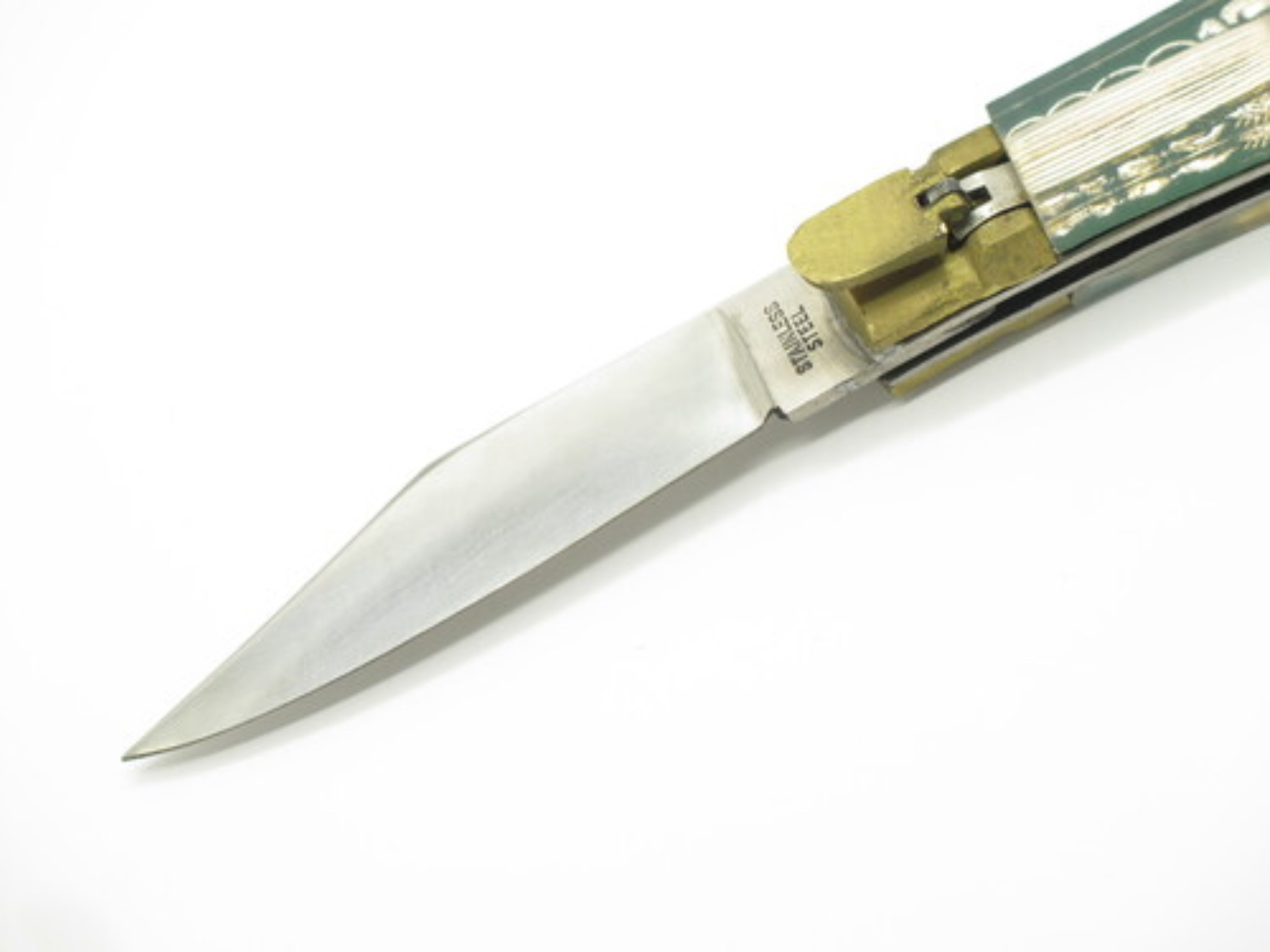 Vintage 1950's Yasuo Imai Automatic Seki Japan Green Matador 4.25
