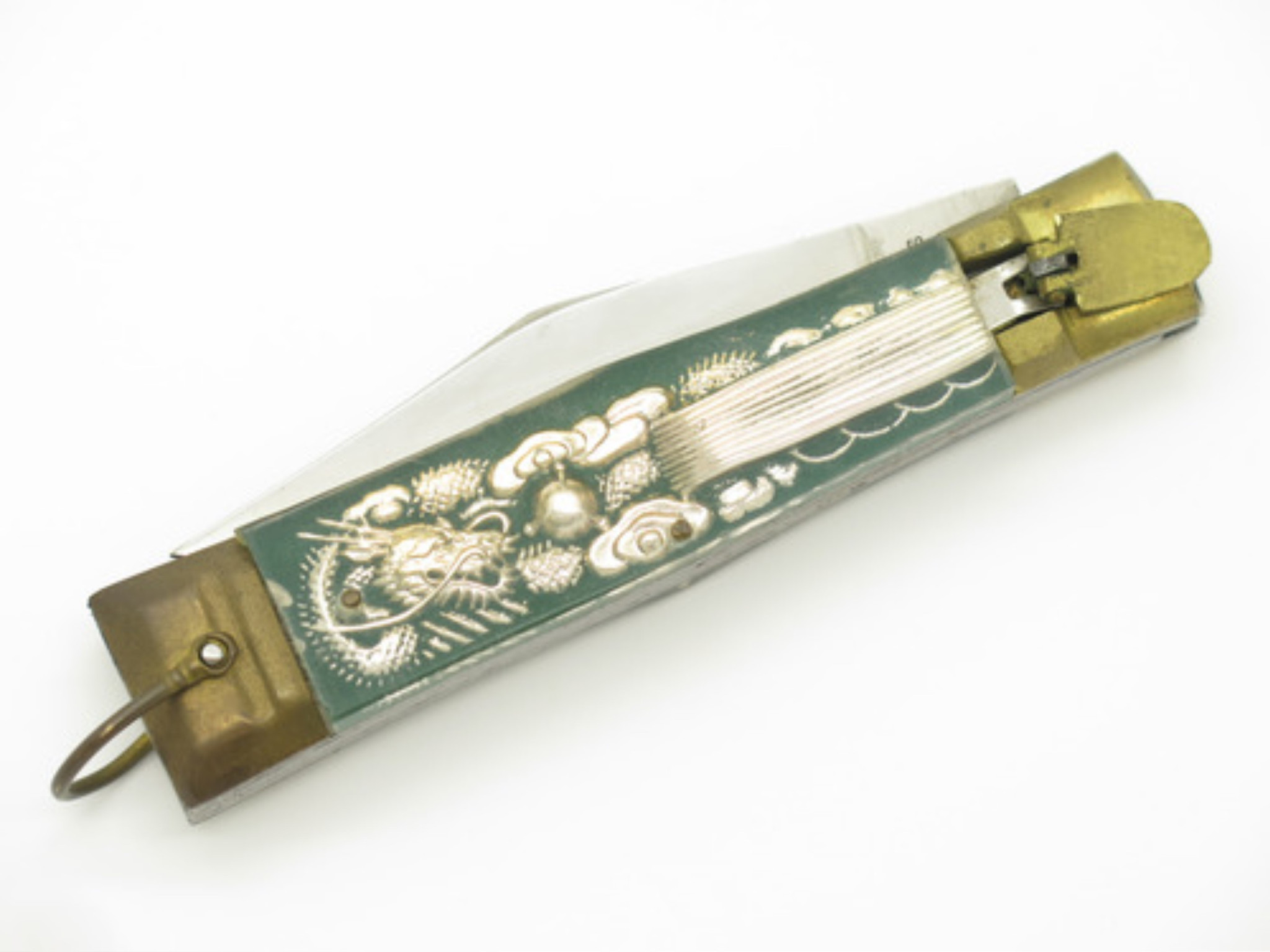 Vintage 1950's Yasuo Imai Automatic Seki Japan Green Matador 4.25
