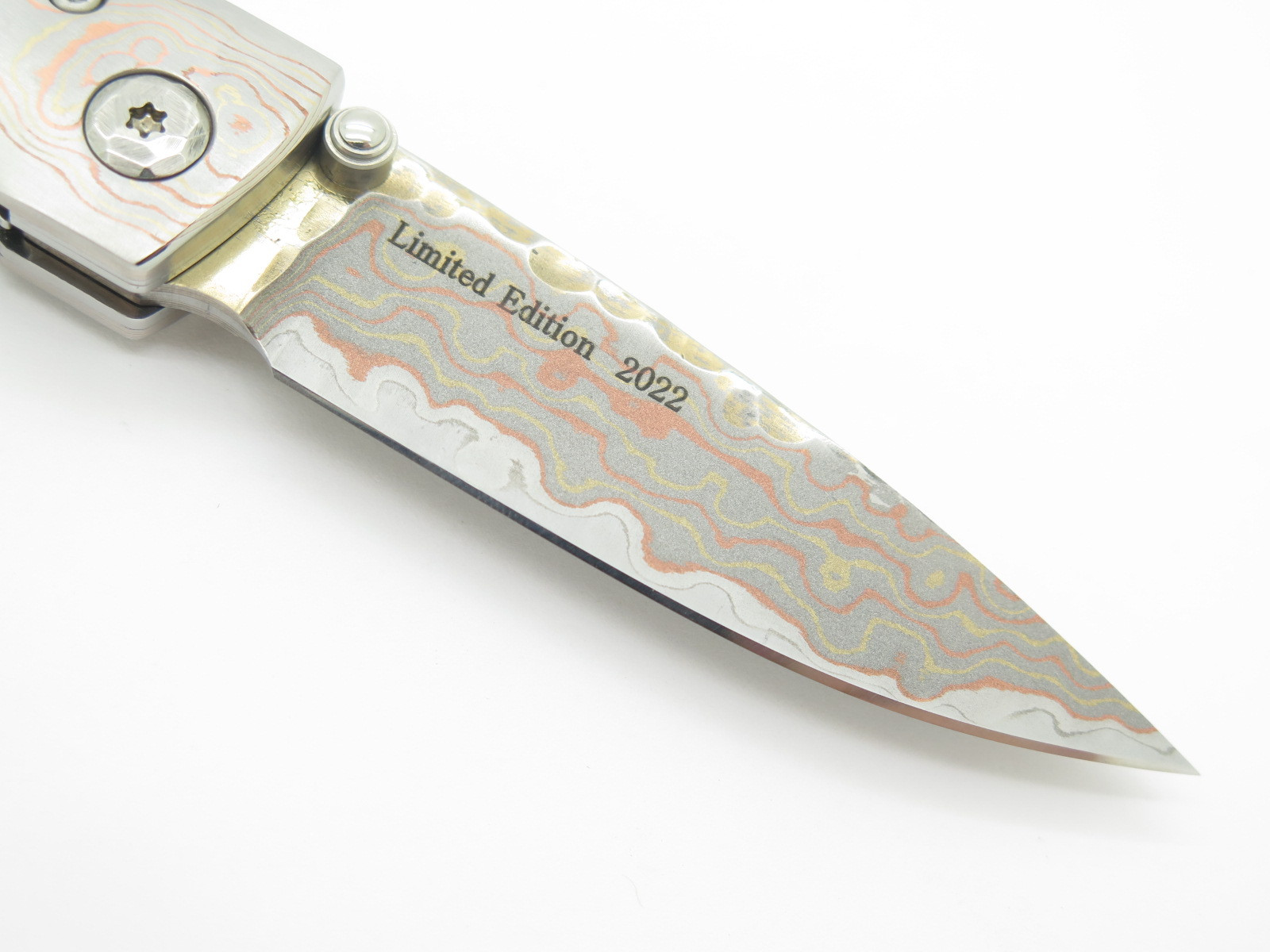 Mcusta Seki Japan Bamboo Limited Edition Mokume Damascus Folding