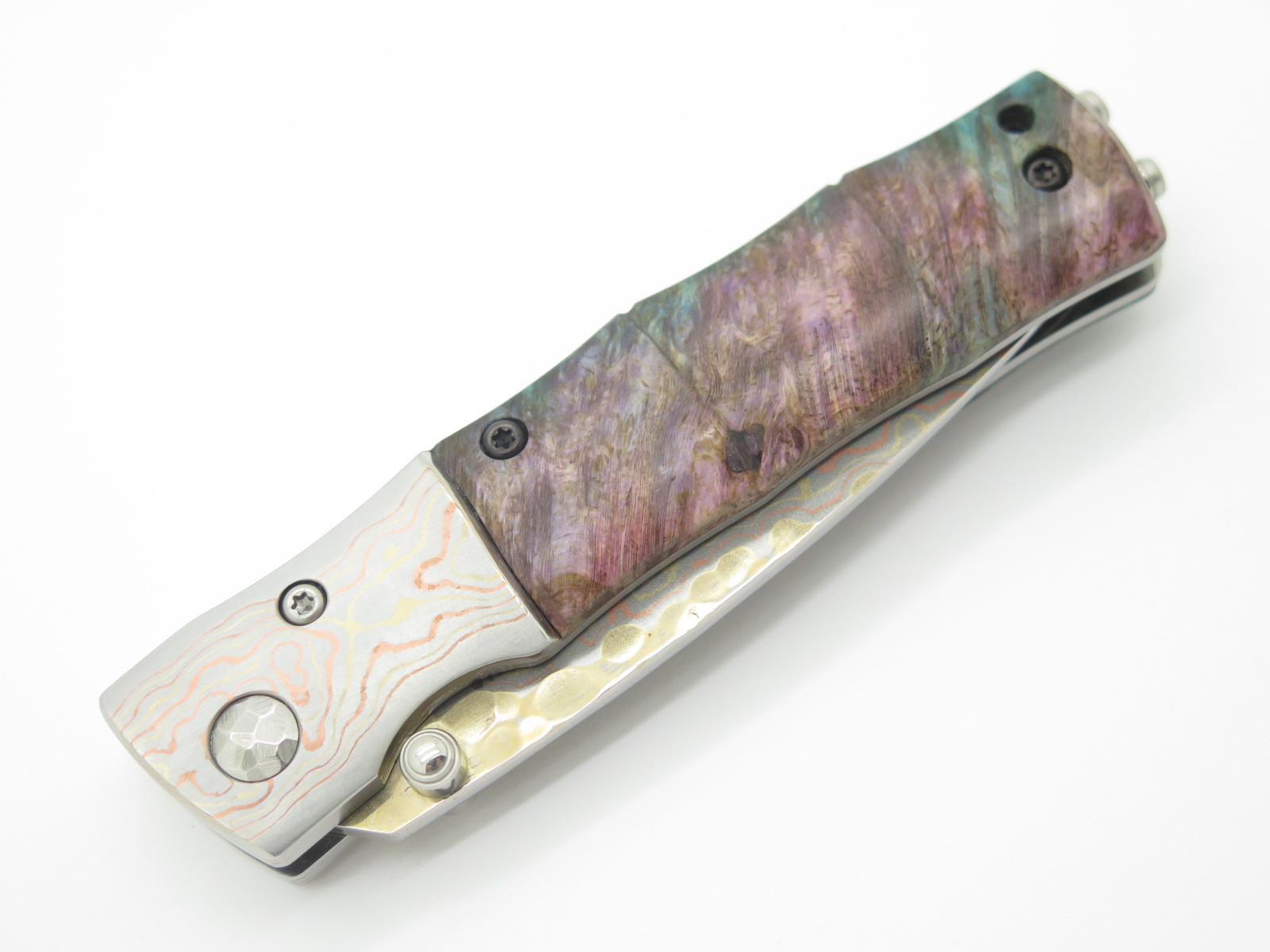 Mcusta Seki Japan Bamboo Limited Edition Mokume Damascus Folding