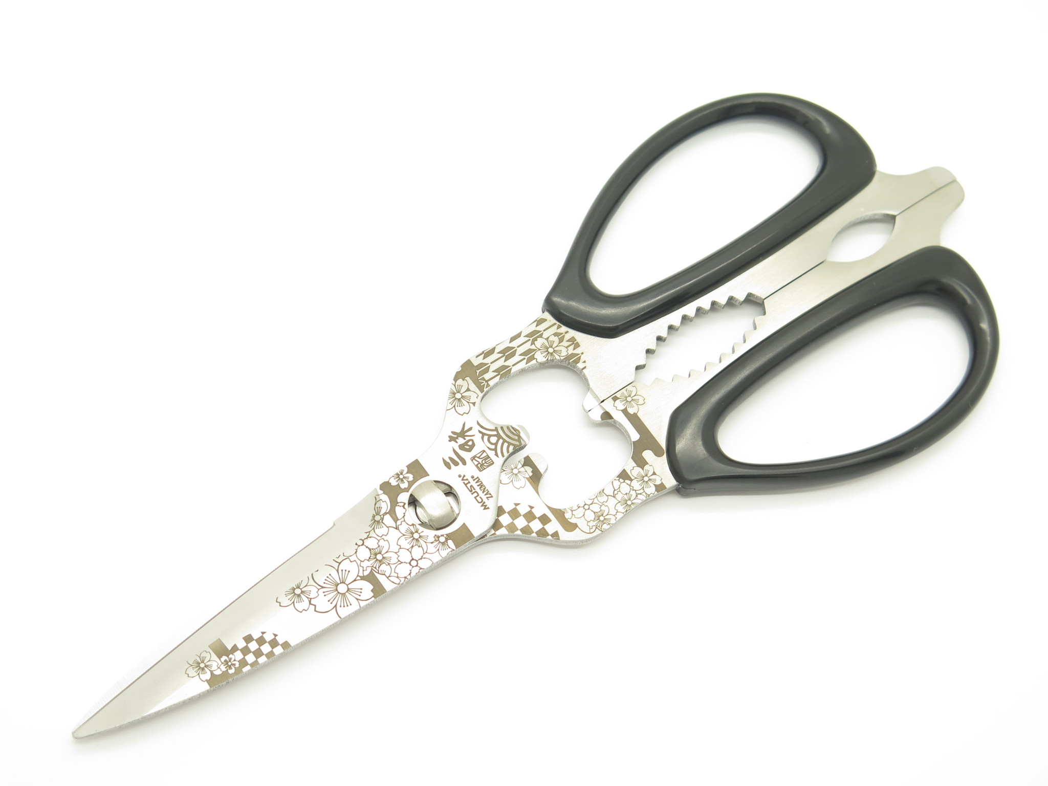 Kitchen Shears | Kitchen Scissors | Poultry Shears | Cooking Scissors | Vegetable Scissors | Best Stainless Steel Shears, Silver | Seido Knives