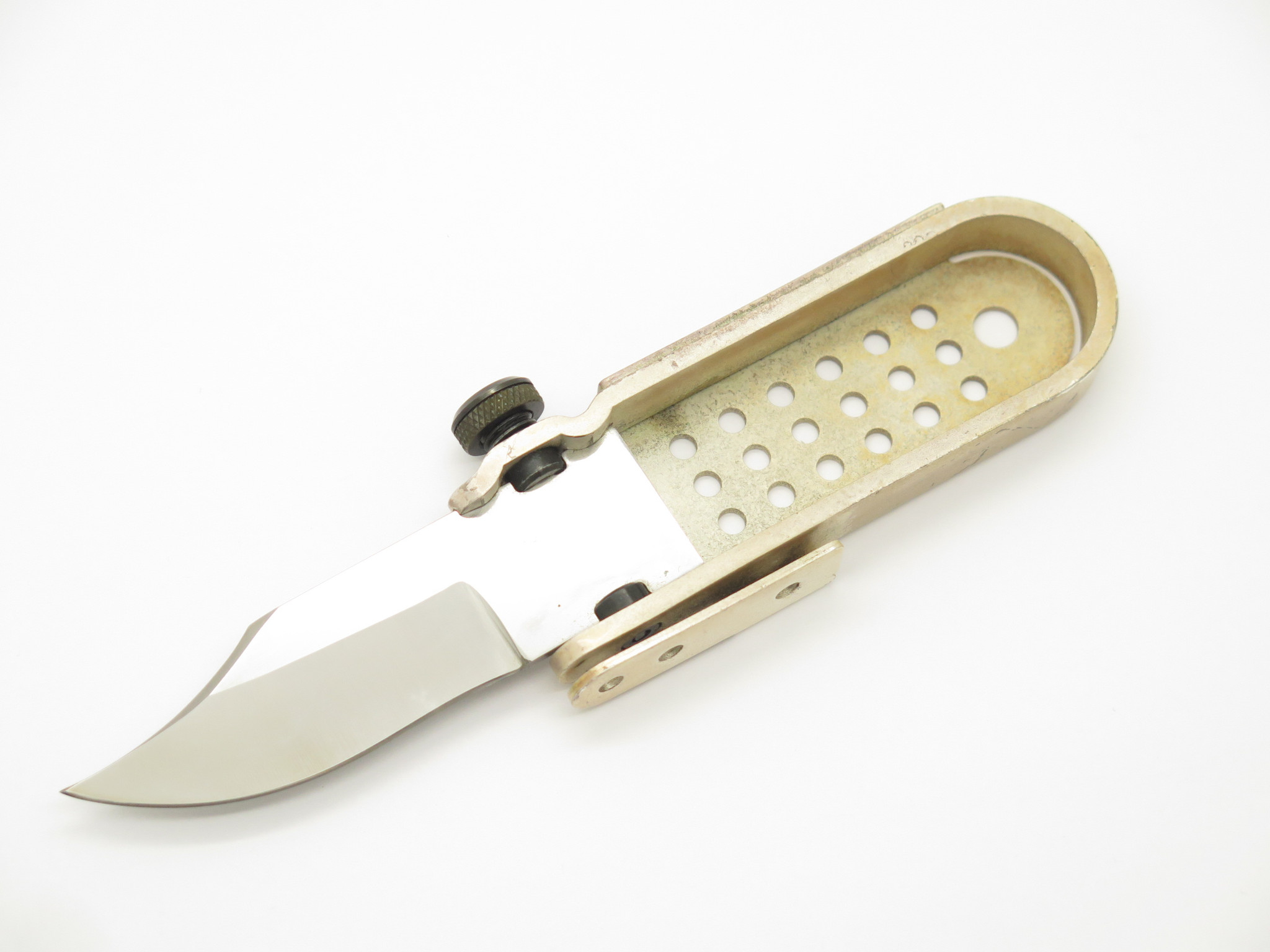 Vintage 1980s Kakuri SL75 Clip Point Seki Japan Trick Sidelock