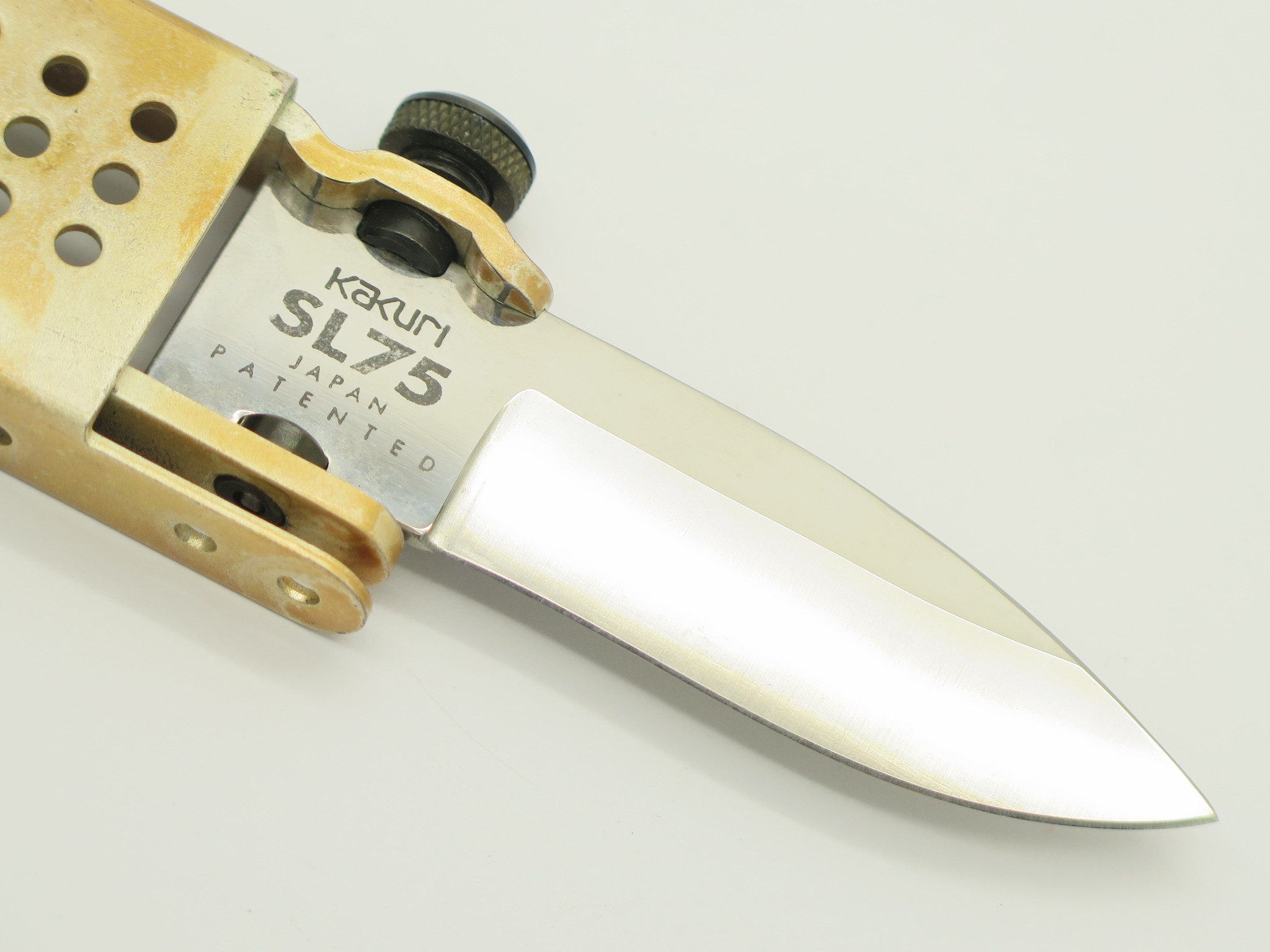 Vintage 1980s Kakuri SL75 Drop Point Seki Japan Trick Sidelock