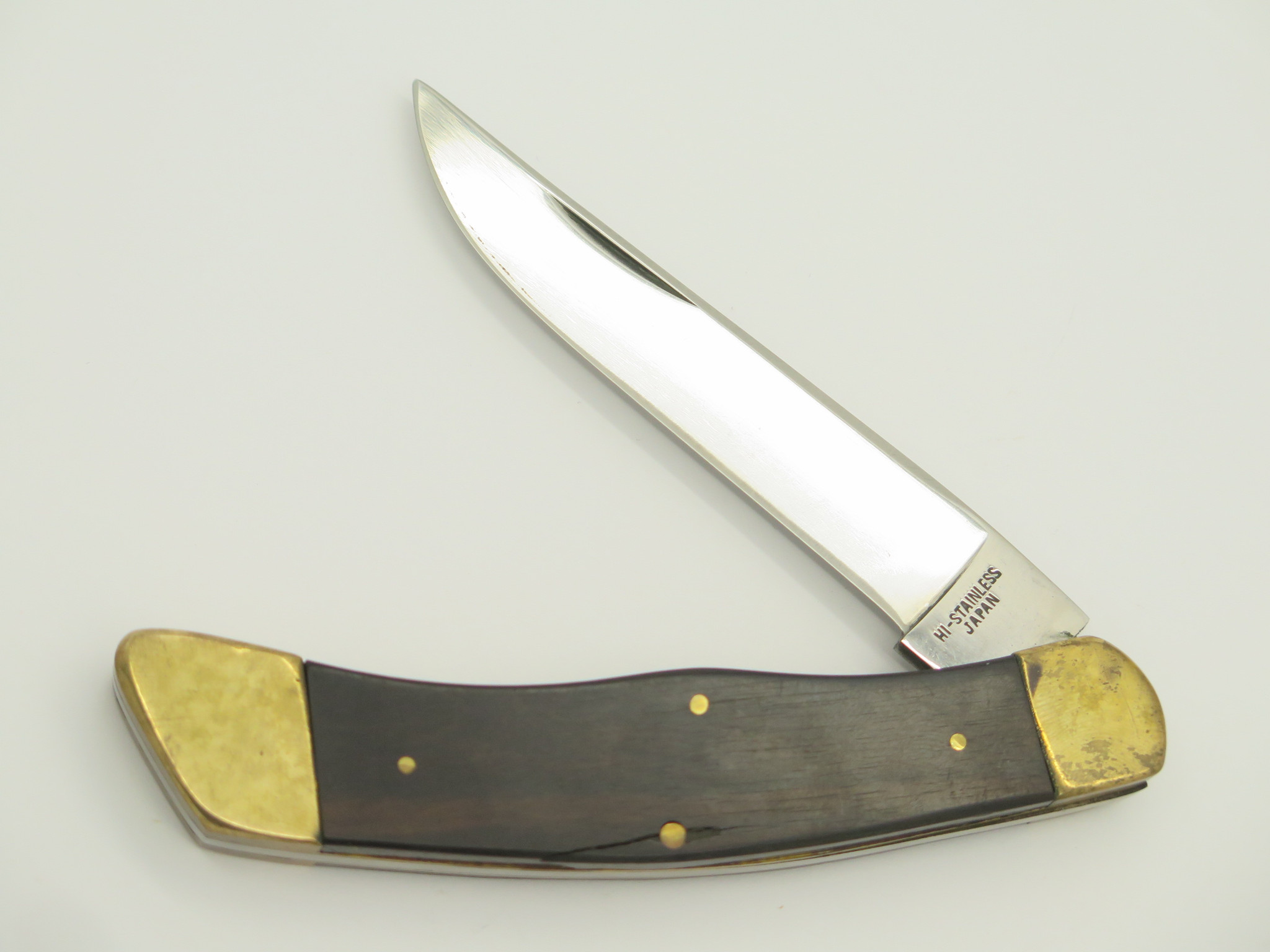 Vintage 1970s Explorer Seki Japan Ebony Folding Hunter Pocket