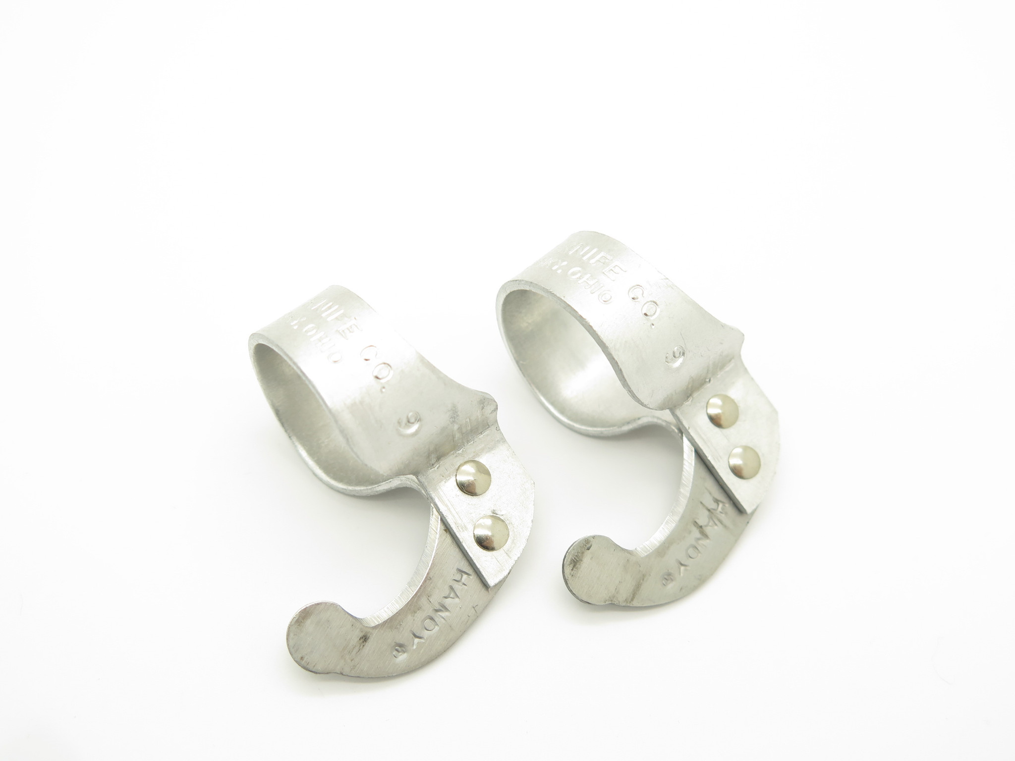 2 Handy Twine Knife 10 Ring Utility Finger Razor String Box Thread