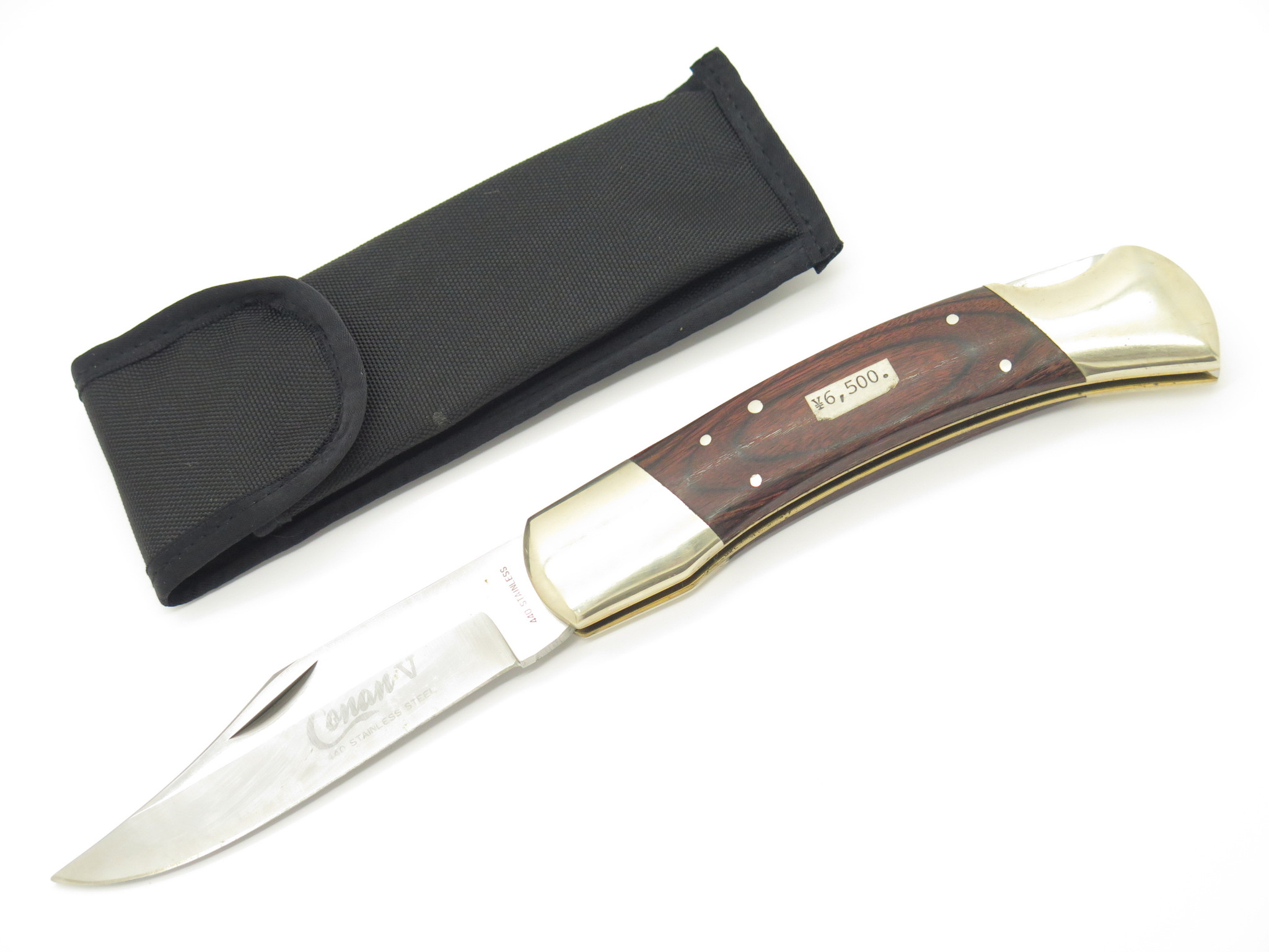 高*海様 オーダーメイドカホン　E Vintage 1980s Conan City V Seki Japan Folding Hunter Lockback