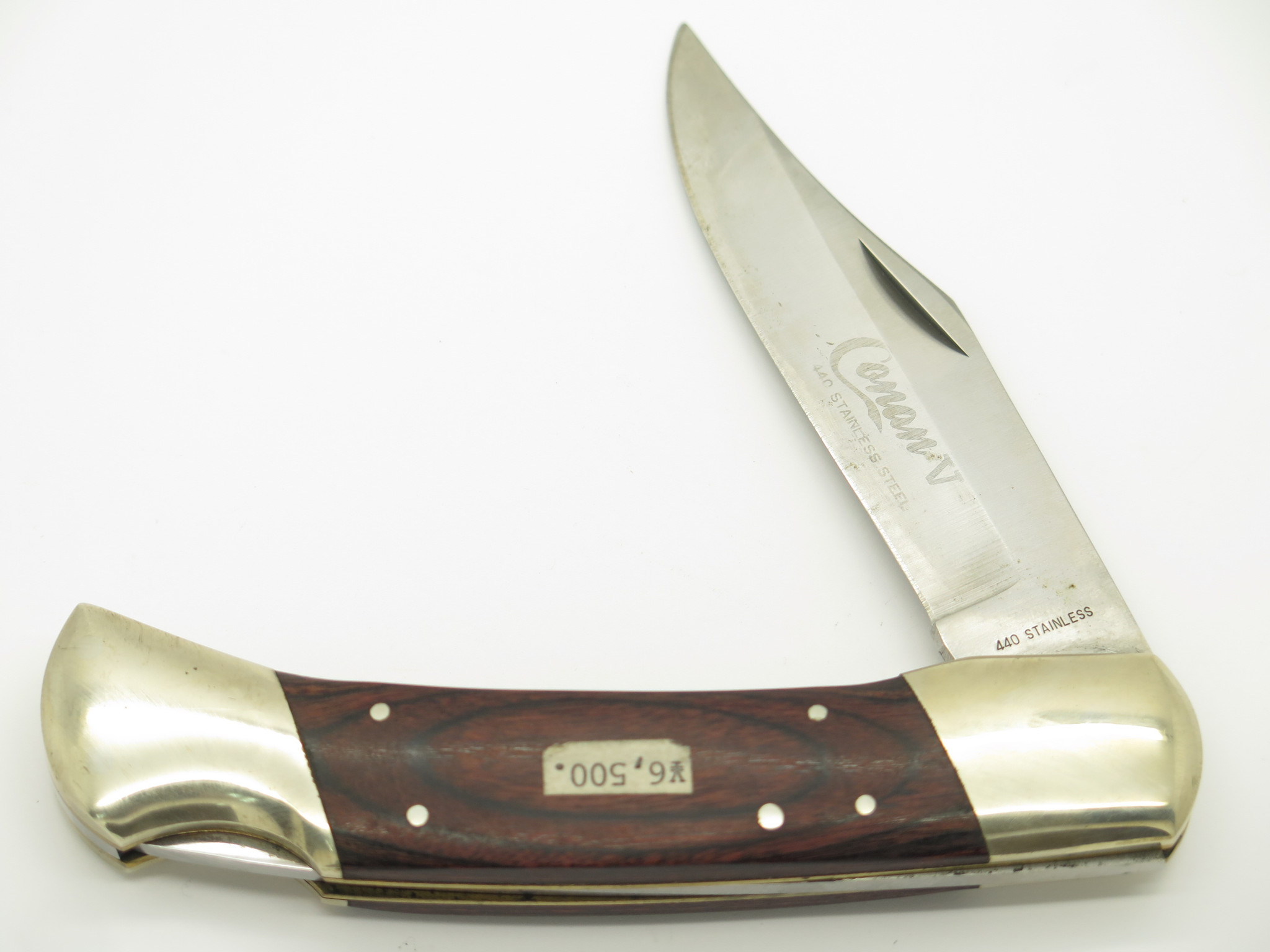 Vintage 1980s Conan City V Seki Japan Folding Hunter Lockback