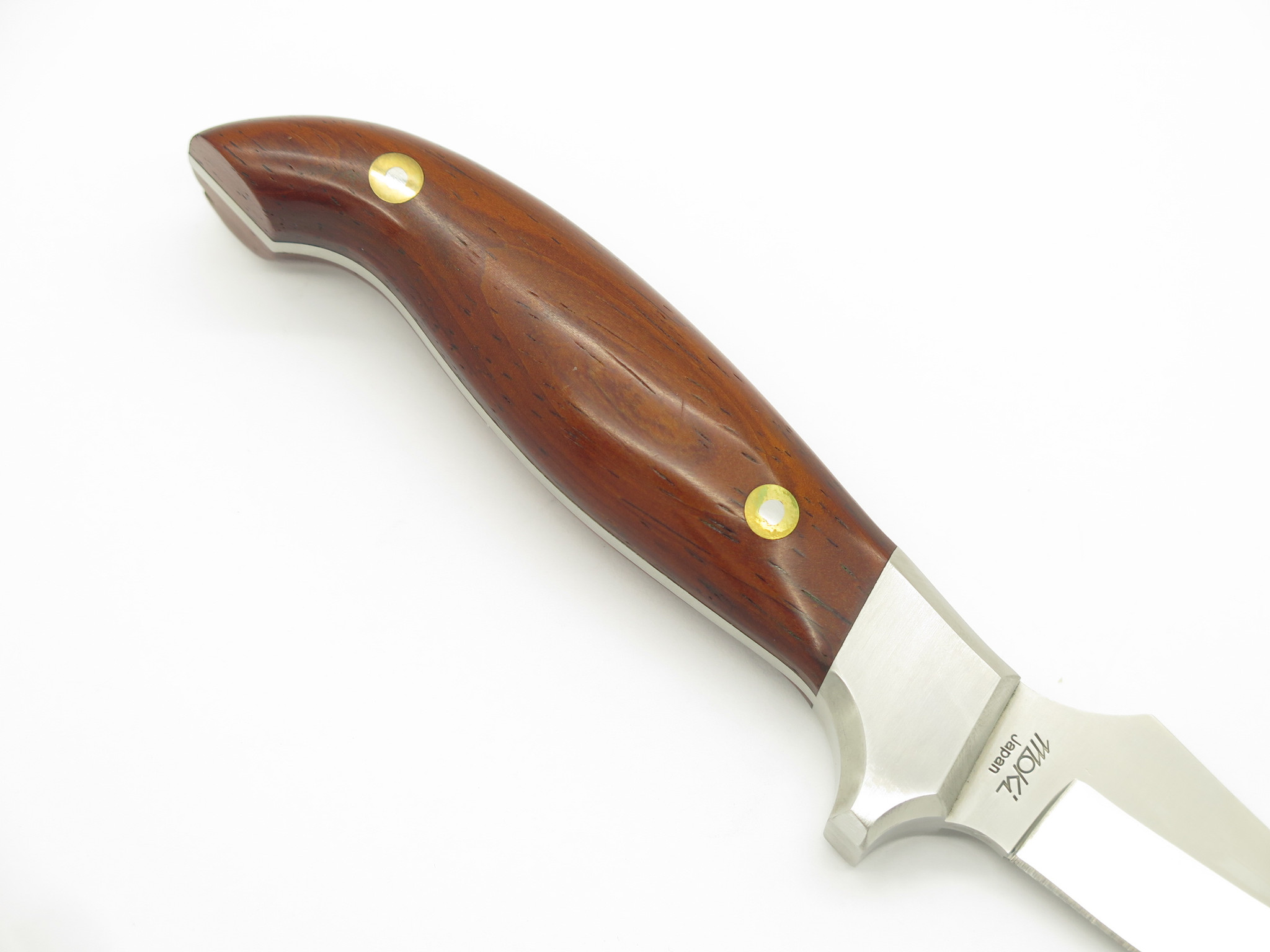 Vintage Lakota Fin Wing Moki Seki Japan Wood Small Fixed Hunting