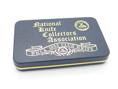 1992 Queen City Sargent NKCA Club Trapper Folding Pocket Knife In