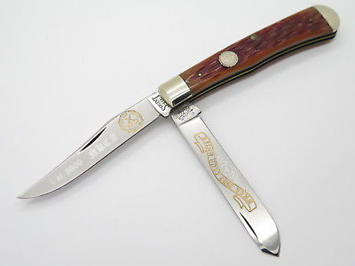 1992 Queen City Sargent NKCA Club Trapper Folding Pocket Knife In