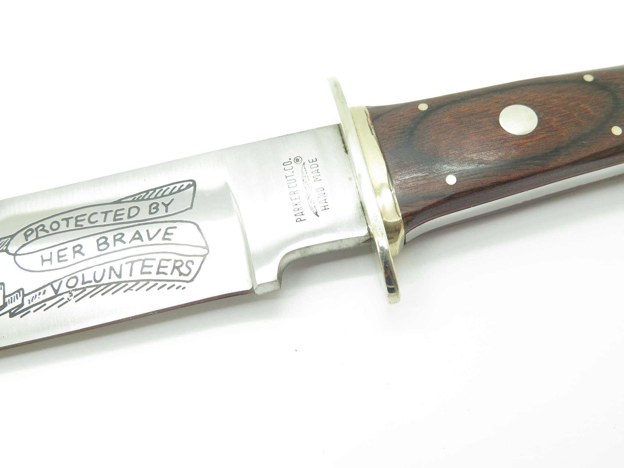 Vtg 1980s Parker Tak Fukuta Seki Japan Self Defender Wood Fixed