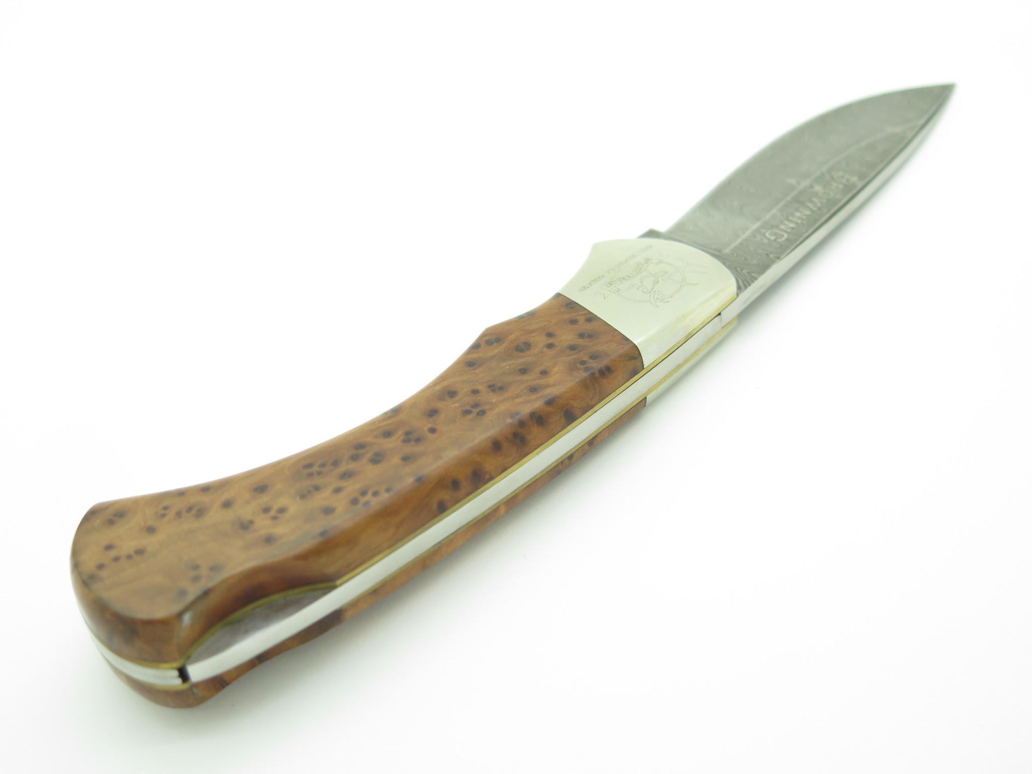 2004 Browning USA RMEF Elk Banquet LE 13/150 Damascus Folding Hunter