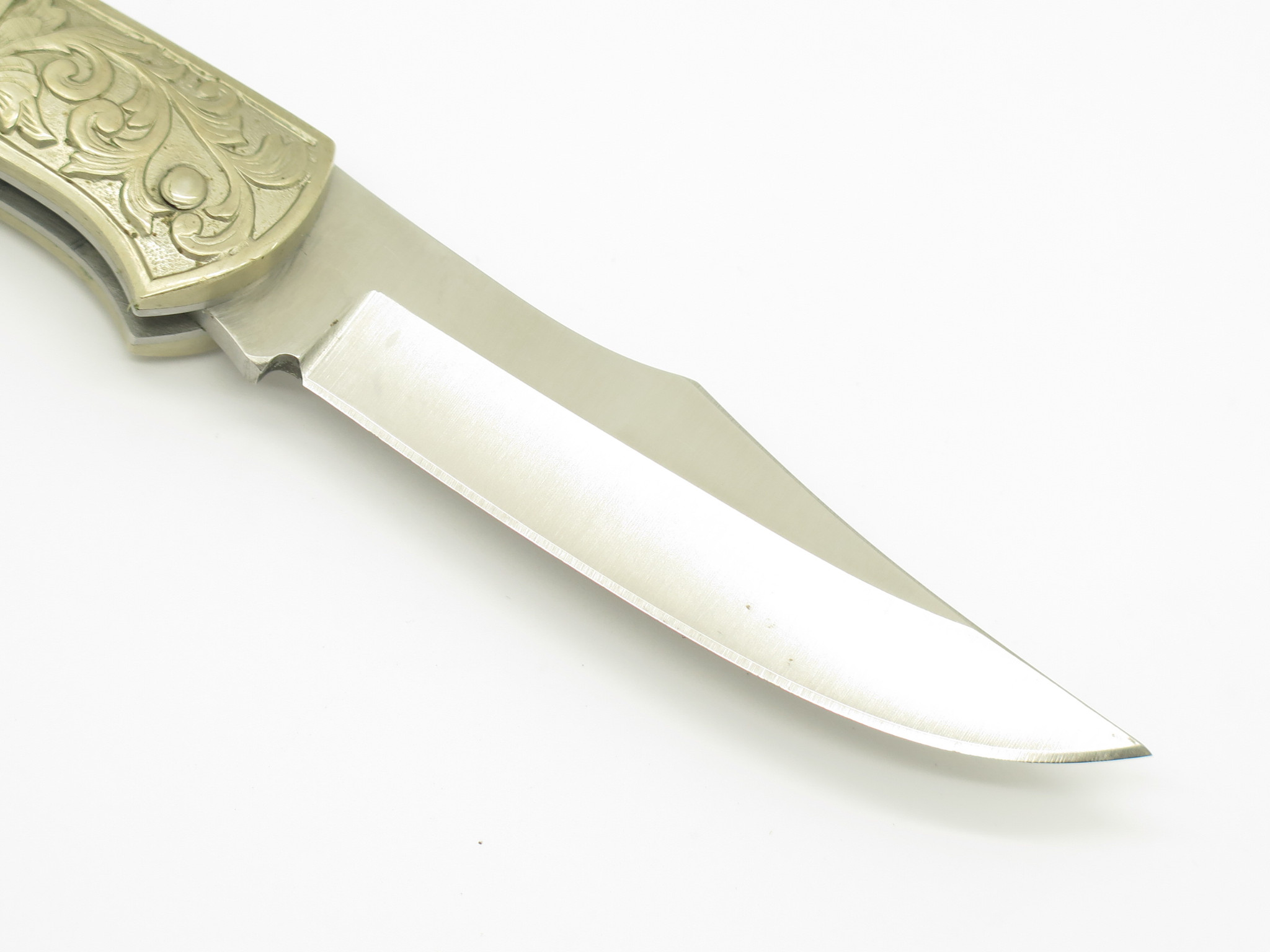 Vintage Explorer Seki Japan Folding Lockback Pocket Knife Resin
