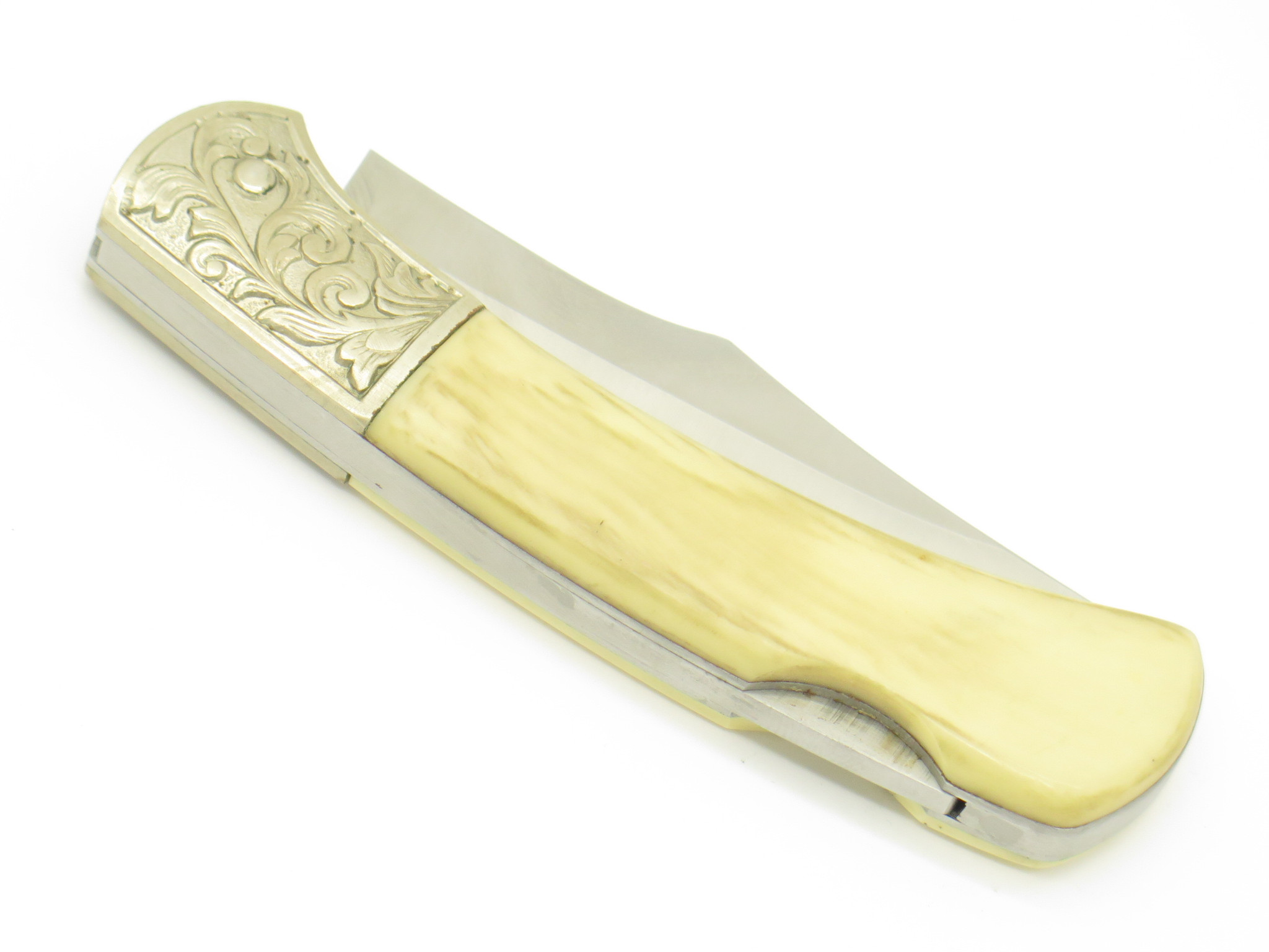 Coltellino Tascabile Pieghevole Vintage Lockback: Manico In Legno, G.M - Foto 12