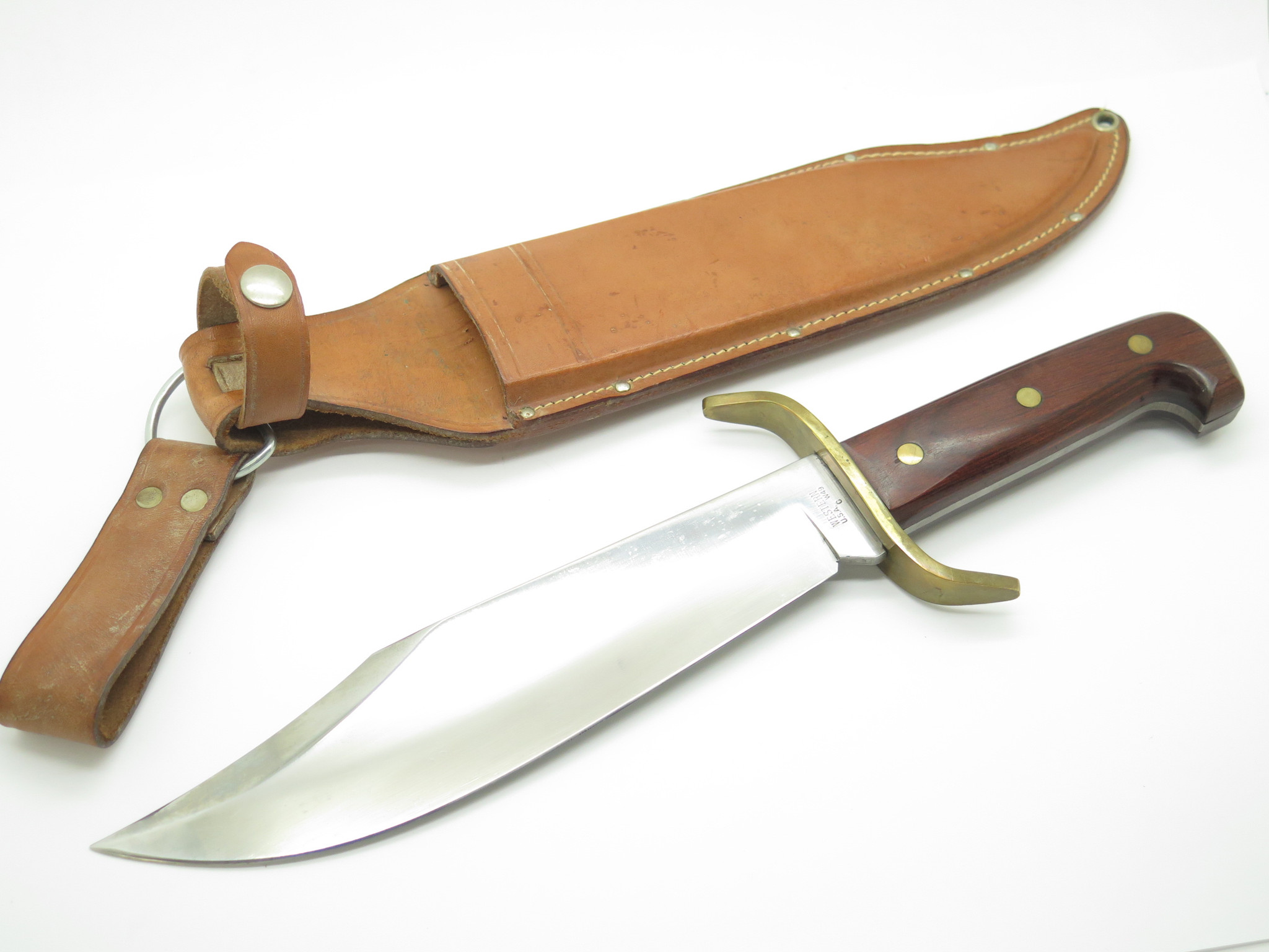 Vintage 1979 Western USA W49 Fixed Blade Survival Bowie Knife 