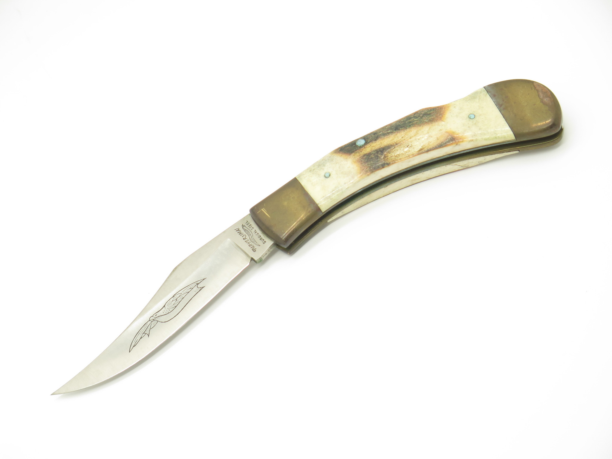 Vintage 1980s Parker Imai Seki Japan K541 Stag Folding