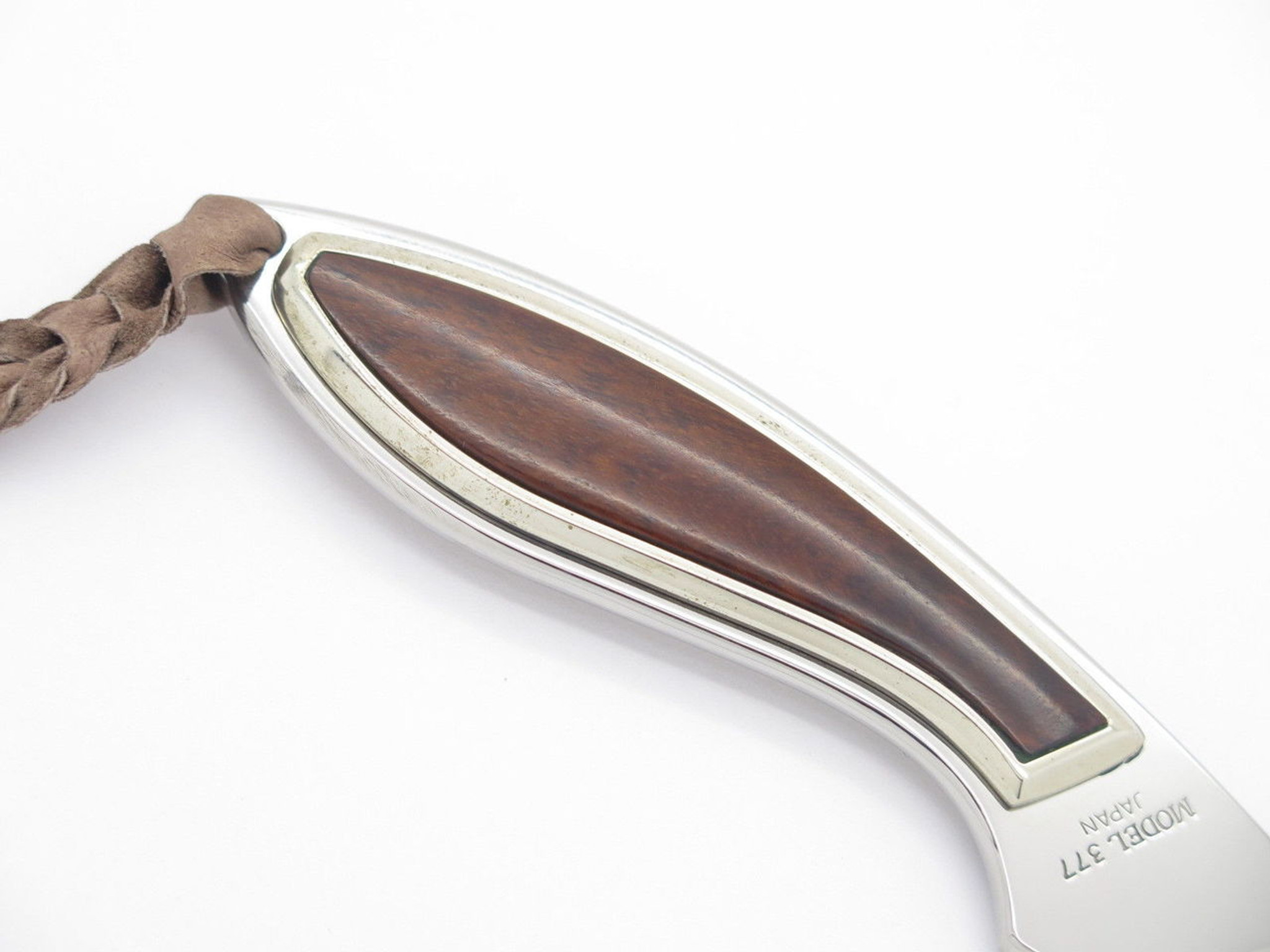 Vintage Browning 377 Custom Tak Fukuta Mirror AUS-8 Fixed Blade Vintage Browning 377 Custom Tak Fukuta Mirror AUS-8 Fixed Blade