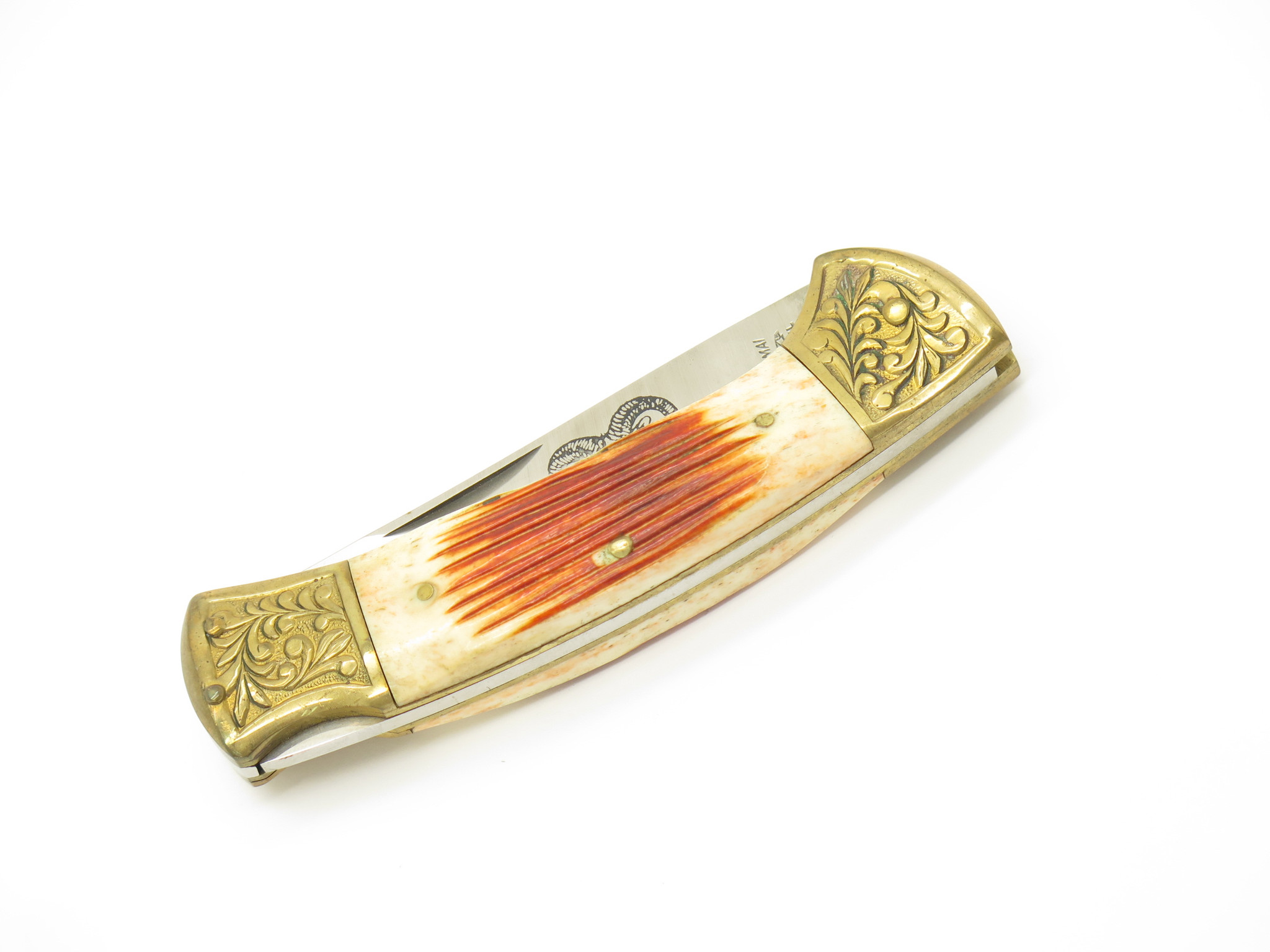 Vintage 1980s Parker Imai Seki Japan K116-C Jigged Bone Folding